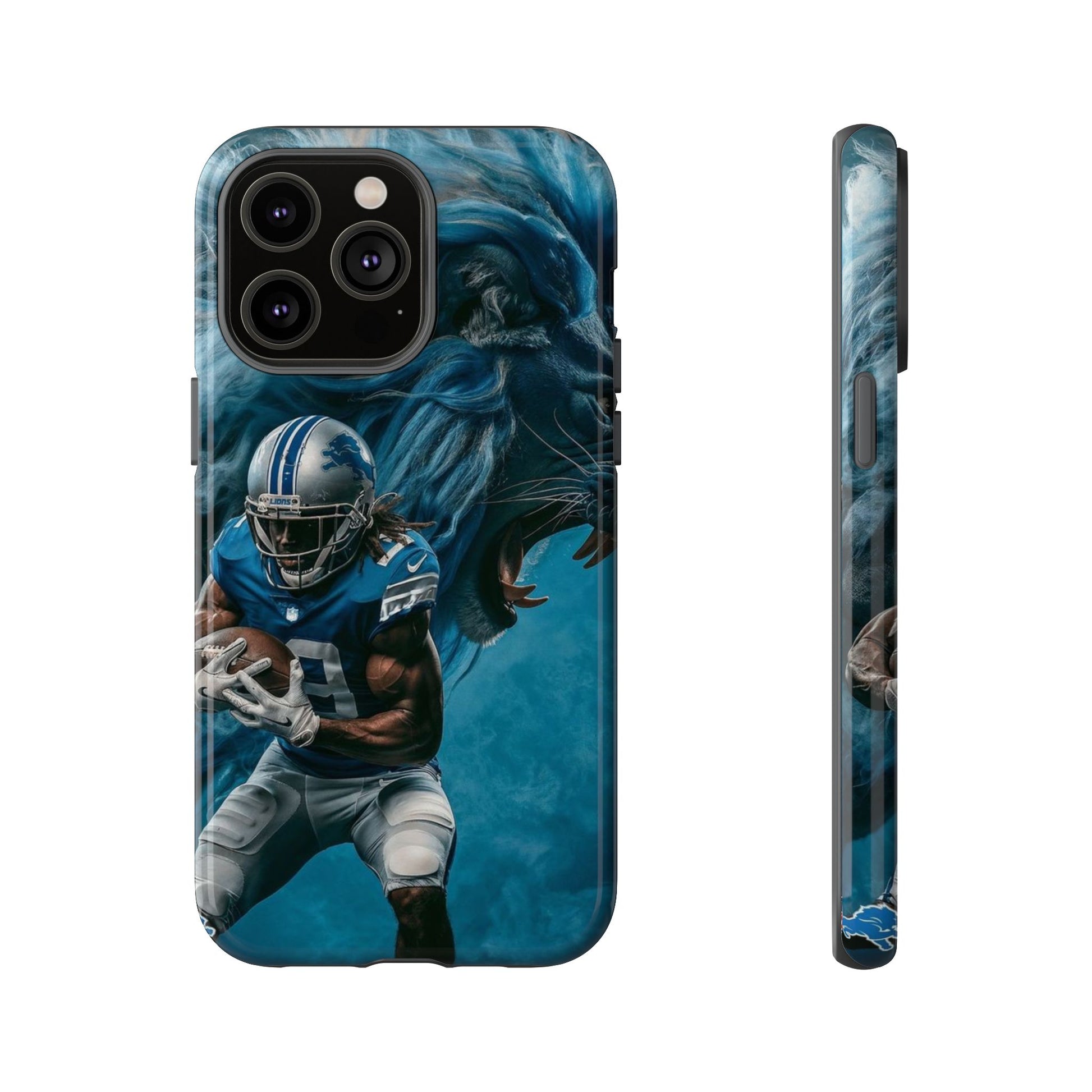 Detroit Lions Player Football Phone Case, Tough Cases for iPhones, Samsung, and Pixel
