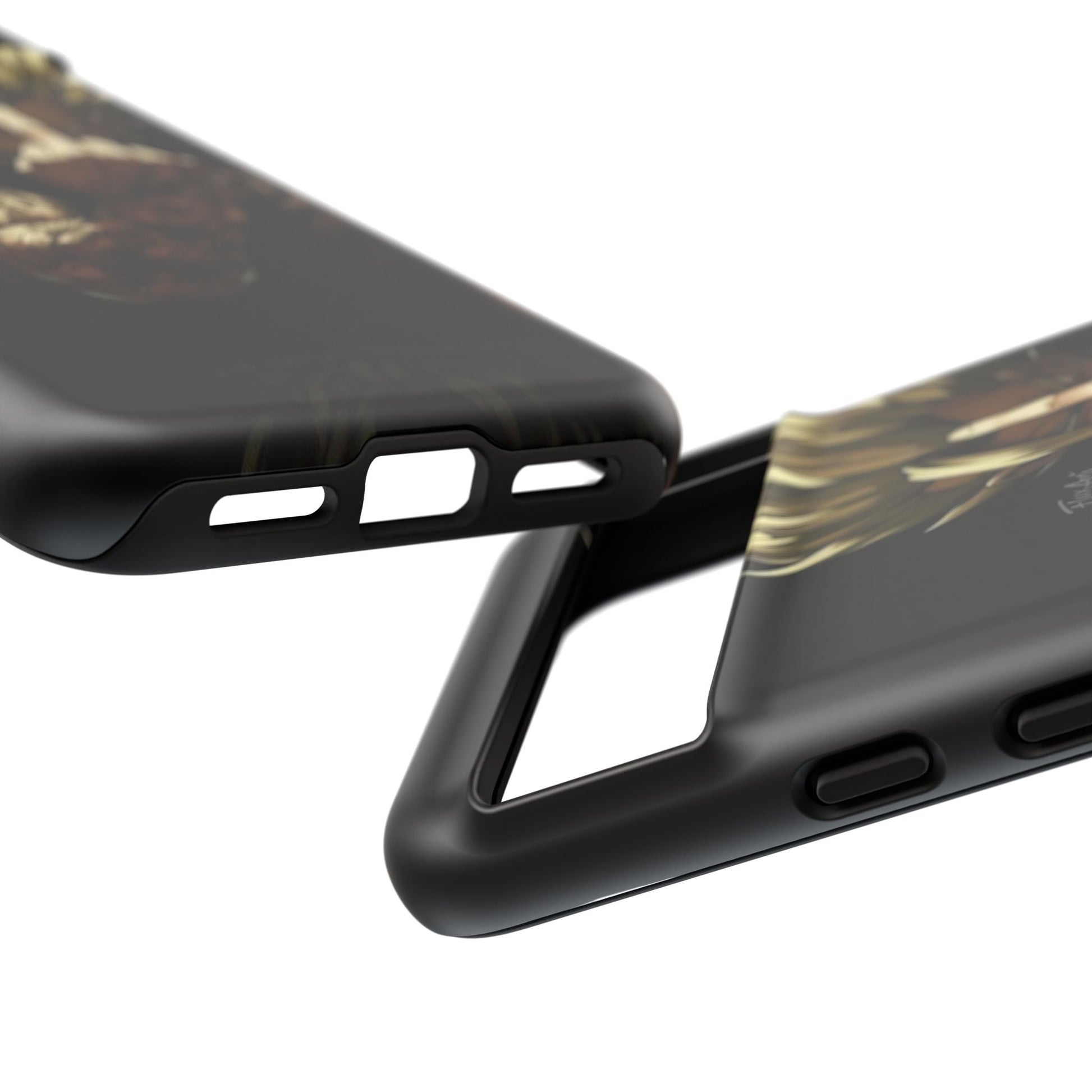 Middle Finger SS Goku Dragon Ball Z Tough Cases for iPhones, Samsung, and Pixel
