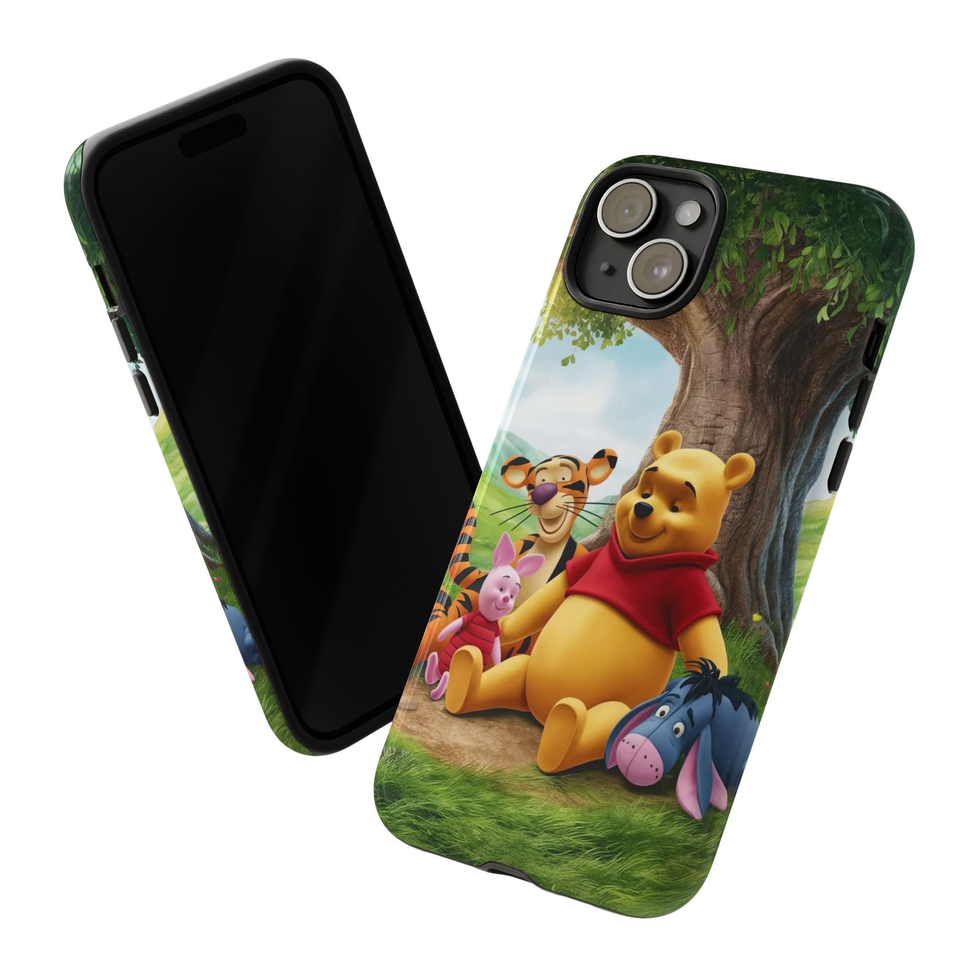 Cute Pooh Bear Phone Case, Tough Cases, Disney Phone for iPhones, Samsung, and Pixel