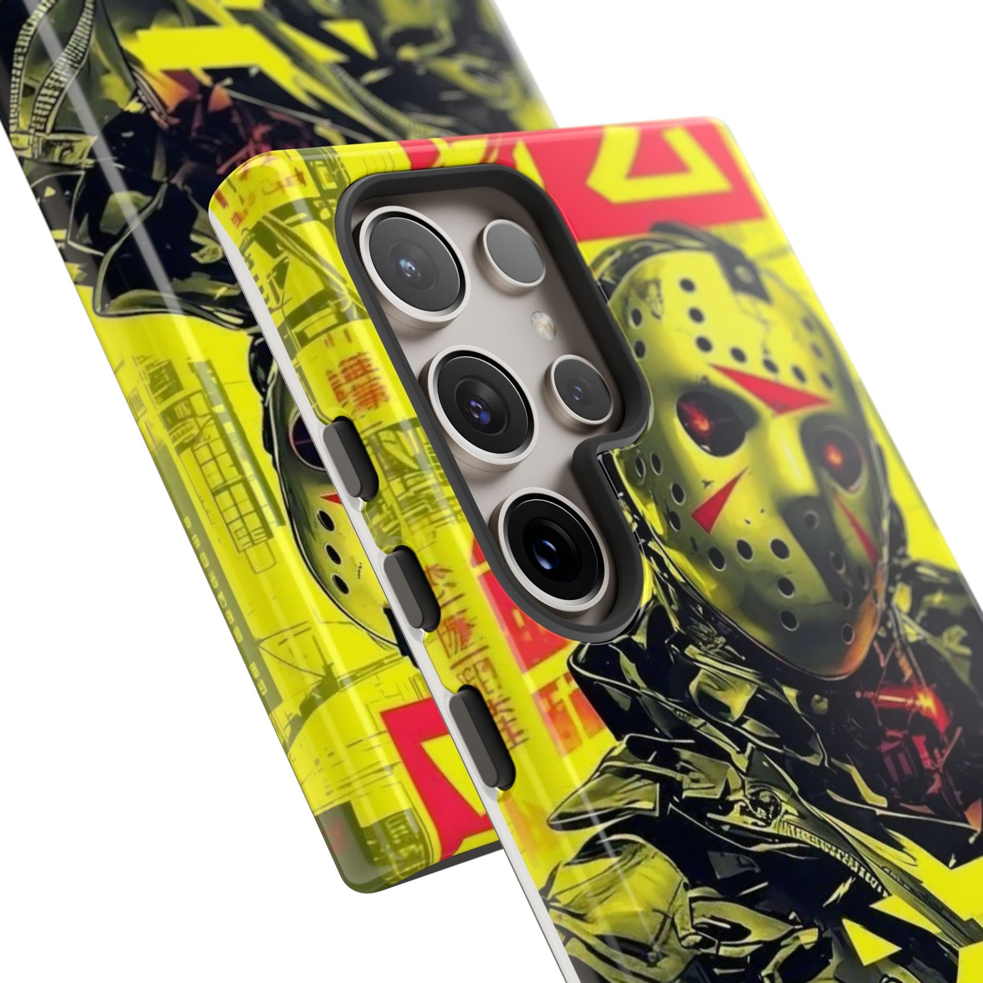 Cyberpunk X Jason Voorhees Tough Cases for iPhones, Samsung, and Pixel