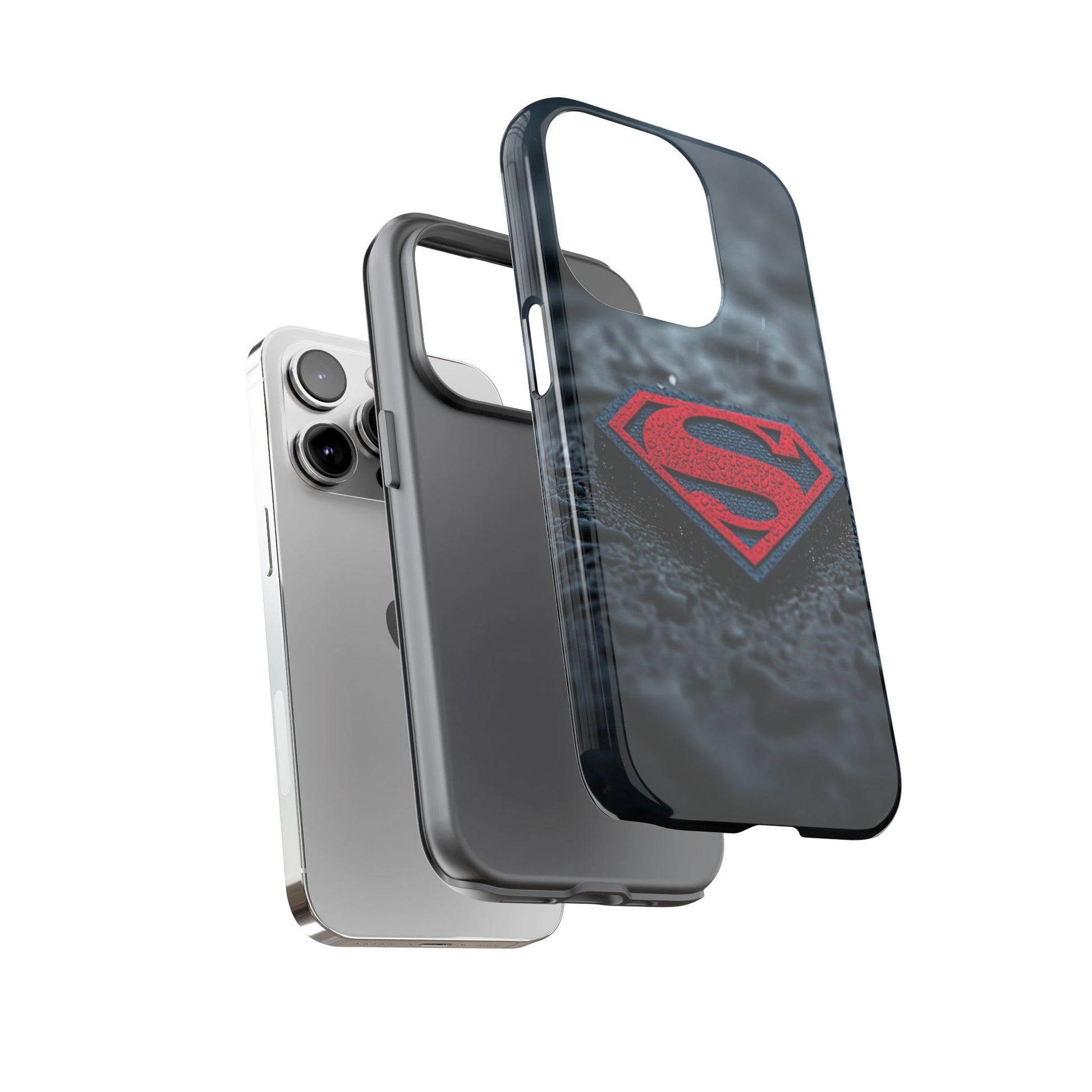 Superman Logo Tough Cases for iPhones, Samsung, and Pixel