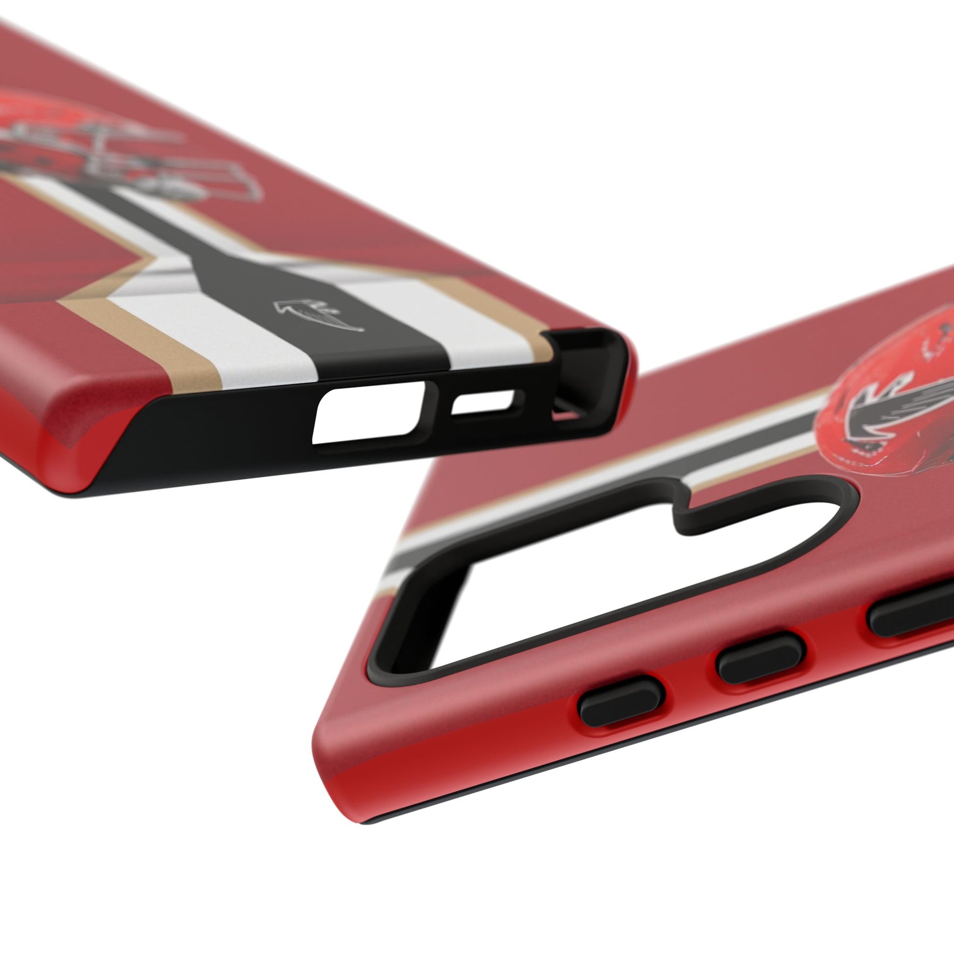 Atlanta Falcons Football Helmet Logo Tough Cases for iPhones, Samsung, and Pixel