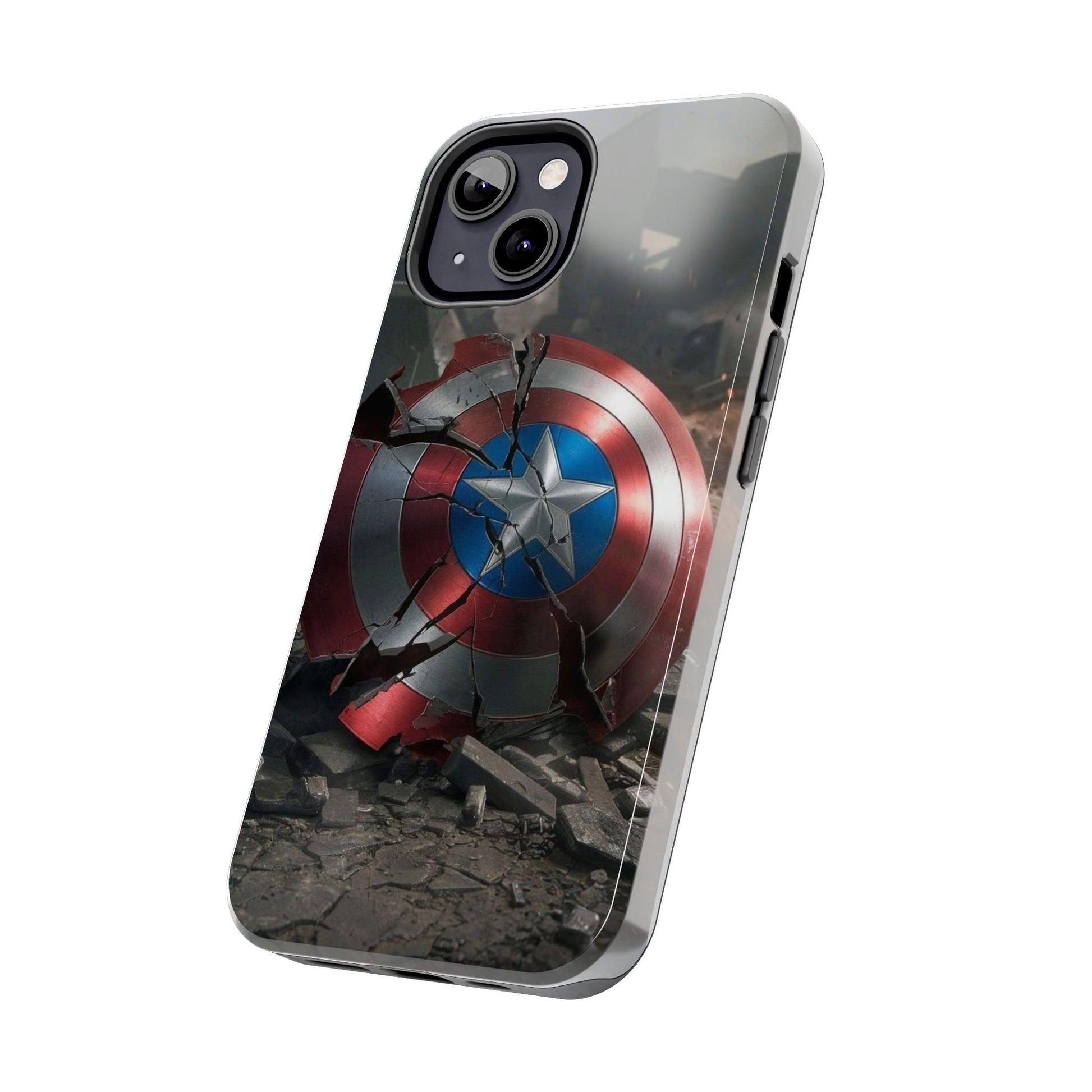 Capt. America Shield Tough Phone Cases for Iphones & Samsung Phones Durable