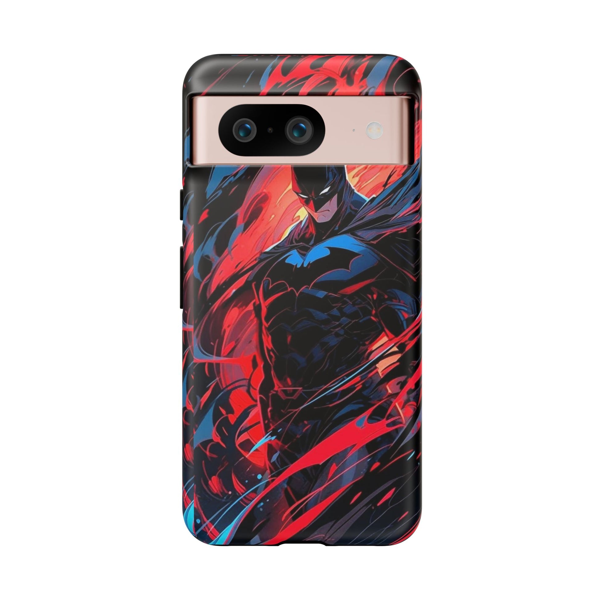 The Dark Knight Batman Art Tough Cases for iPhones, Samsung, and Pixel