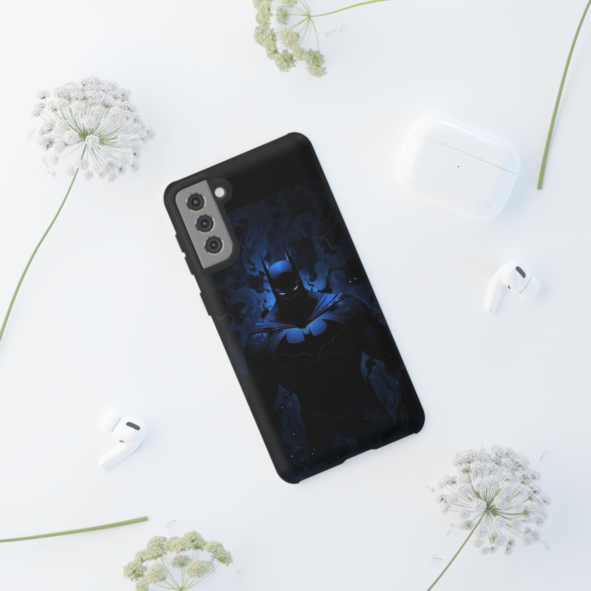 Dark Knight Batman Tough Cases for iPhones, Samsung, and Pixel