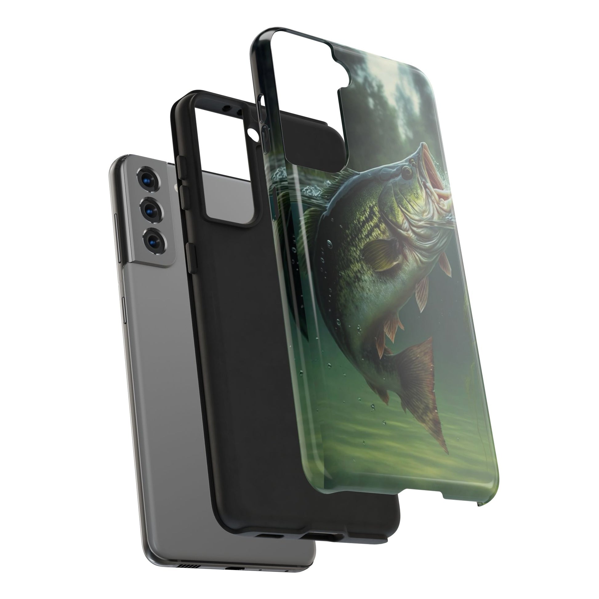 Large Mouth Bass Theme Phone Cases for iPhones & Samsung Phones