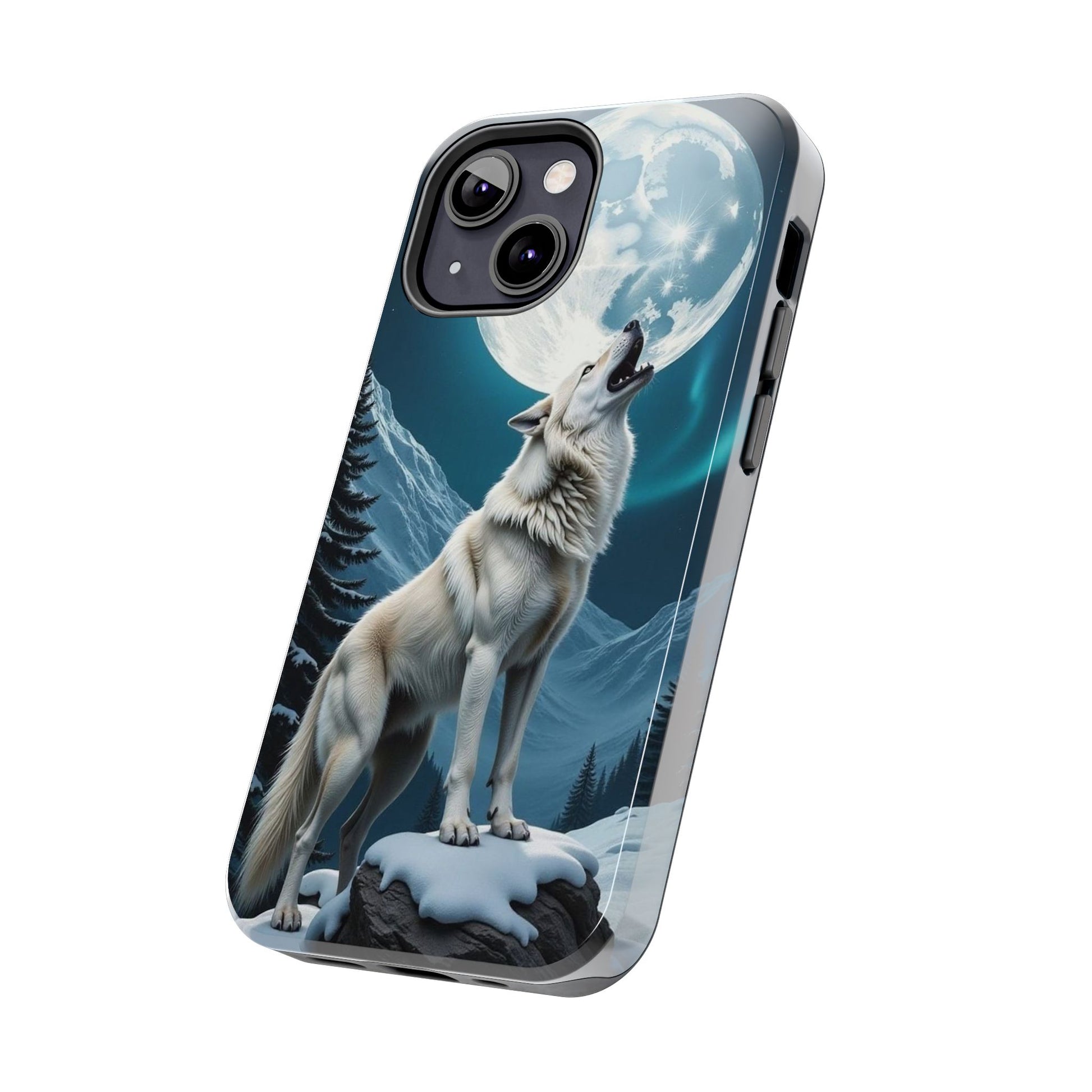 Howling Wolf Theme Phone Cases for iPhones & Samsung Phones