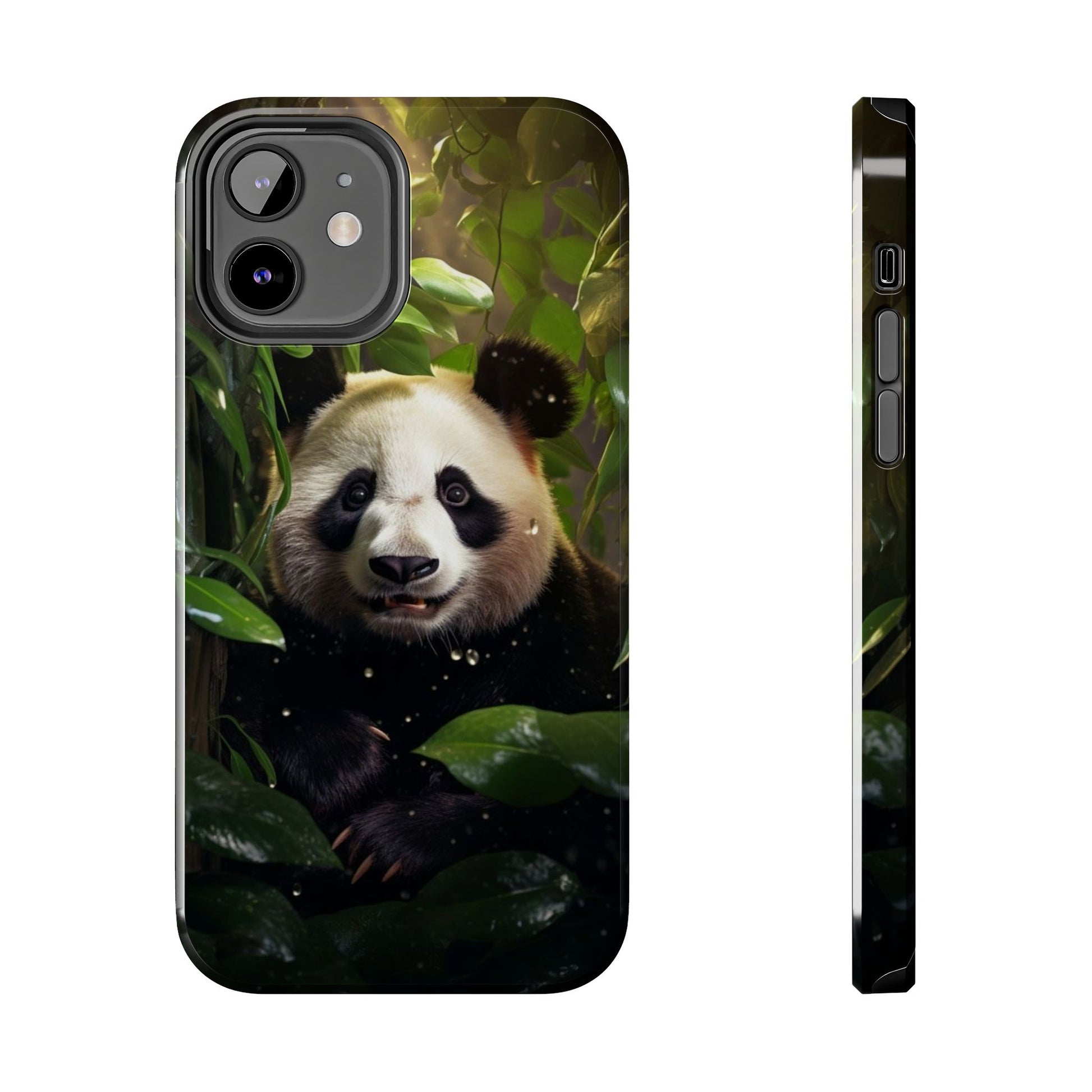 Smiling Panda Theme Phone Cases for iPhones & Samsung Phones
