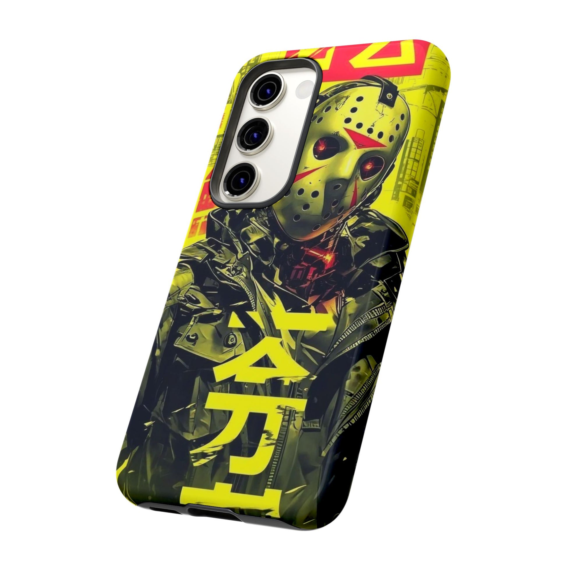 Cyberpunk X Jason Voorhees Tough Cases for iPhones, Samsung, and Pixel