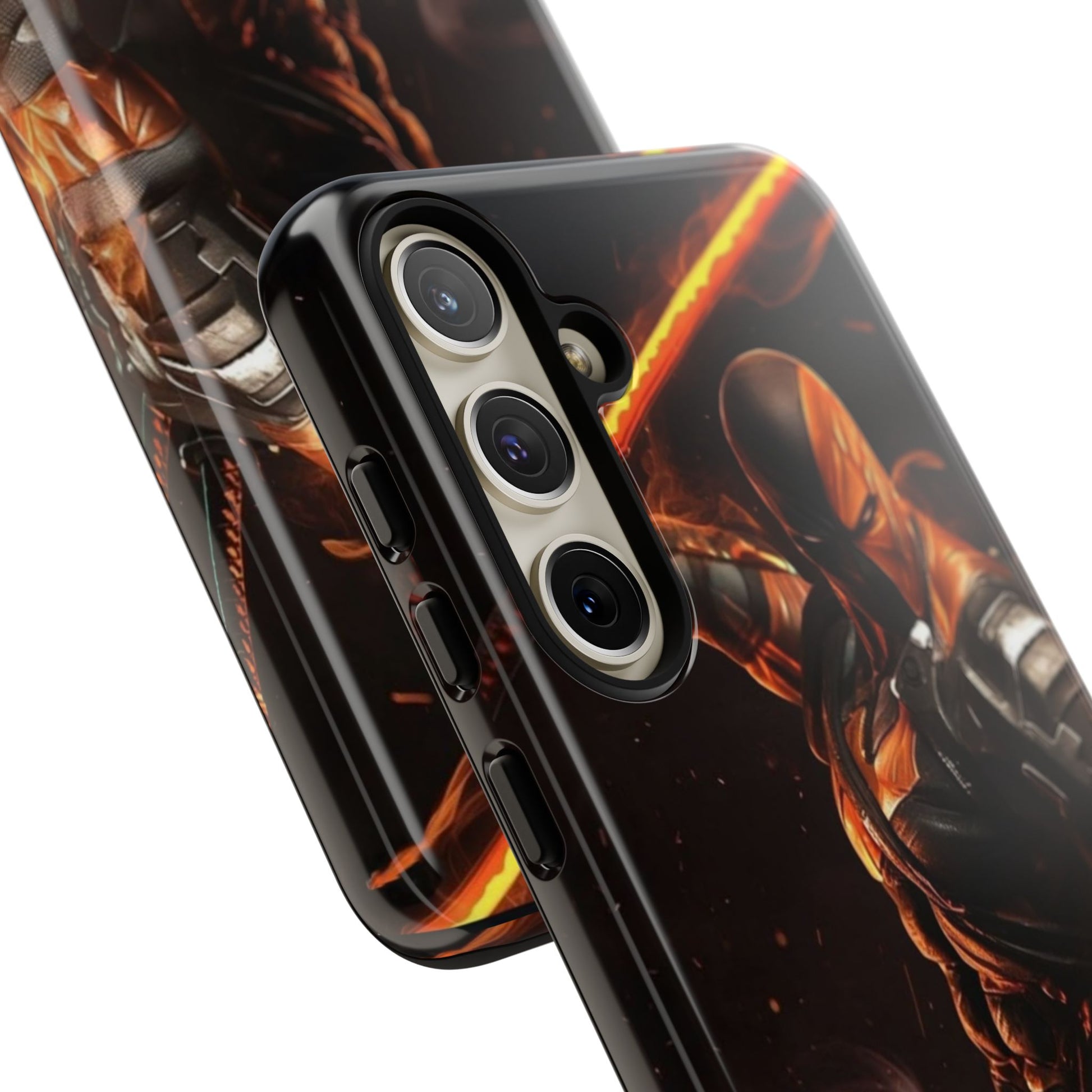 DC Comics Death Stroke Tough Cases for iPhones, Samsung, and Pixel