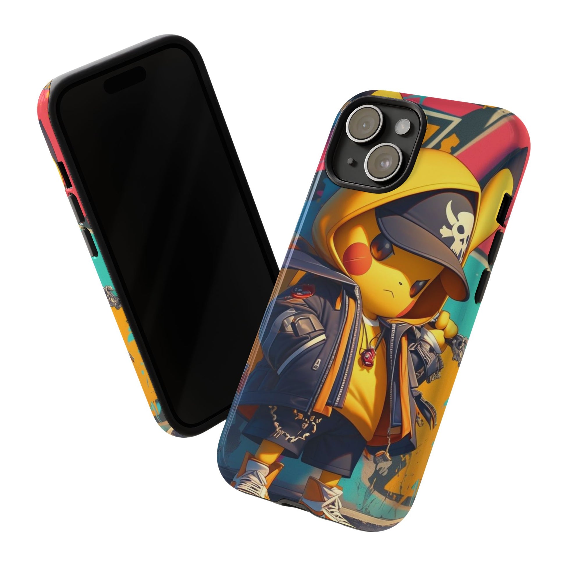 Cute Poke Bear Phone Case, Tough Cases for iPhones, Samsung, and Pixel