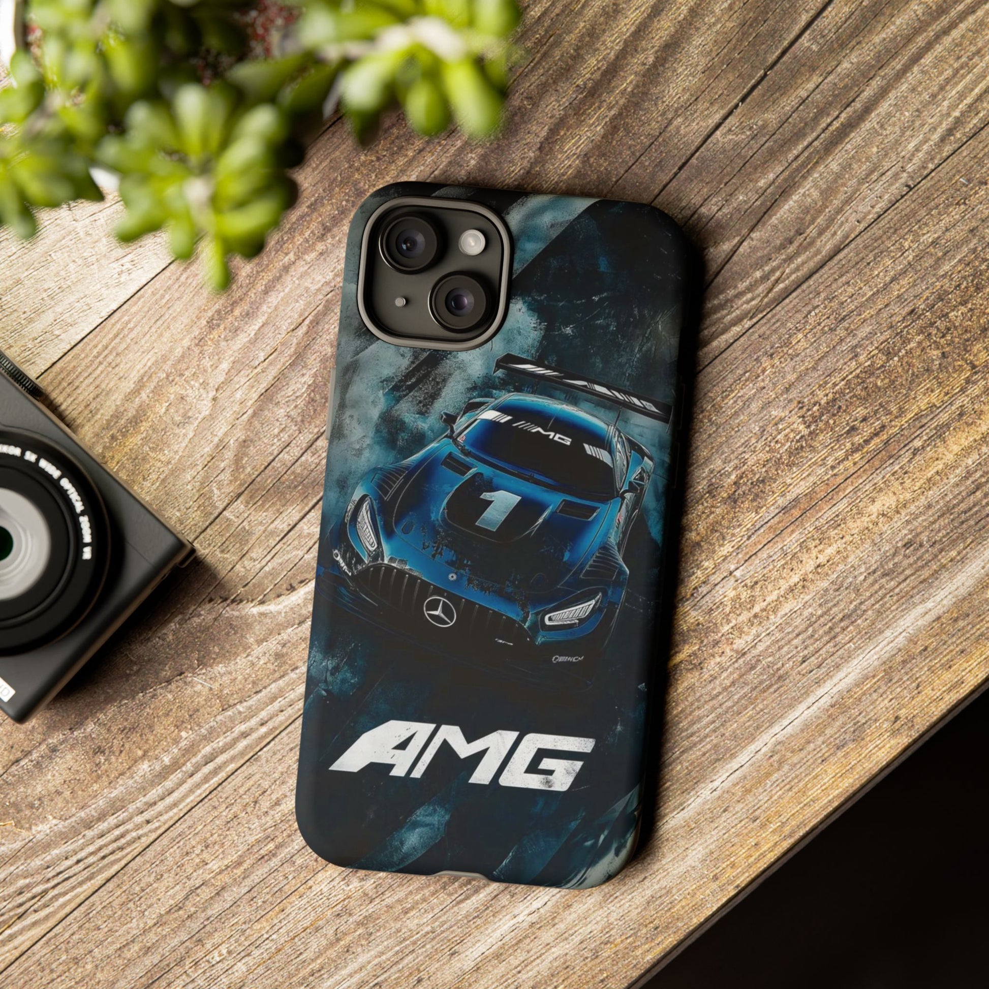 Mercedes AMG Racing Car Tough Cases for iPhones, Samsung, and Pixel