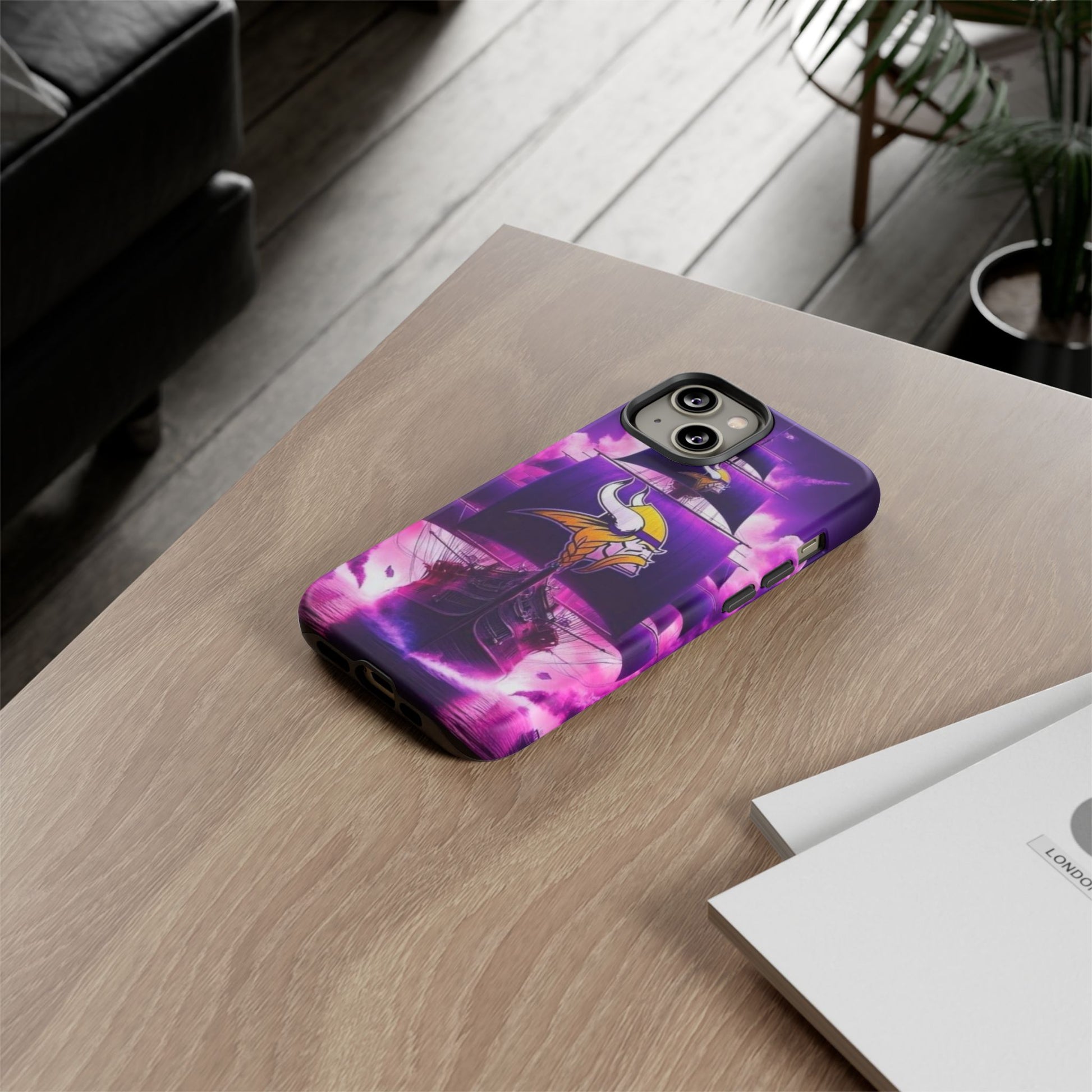 Minnesota Vikings Ship Football Phone Case, Tough Cases for iPhones, Samsung, and Pixel