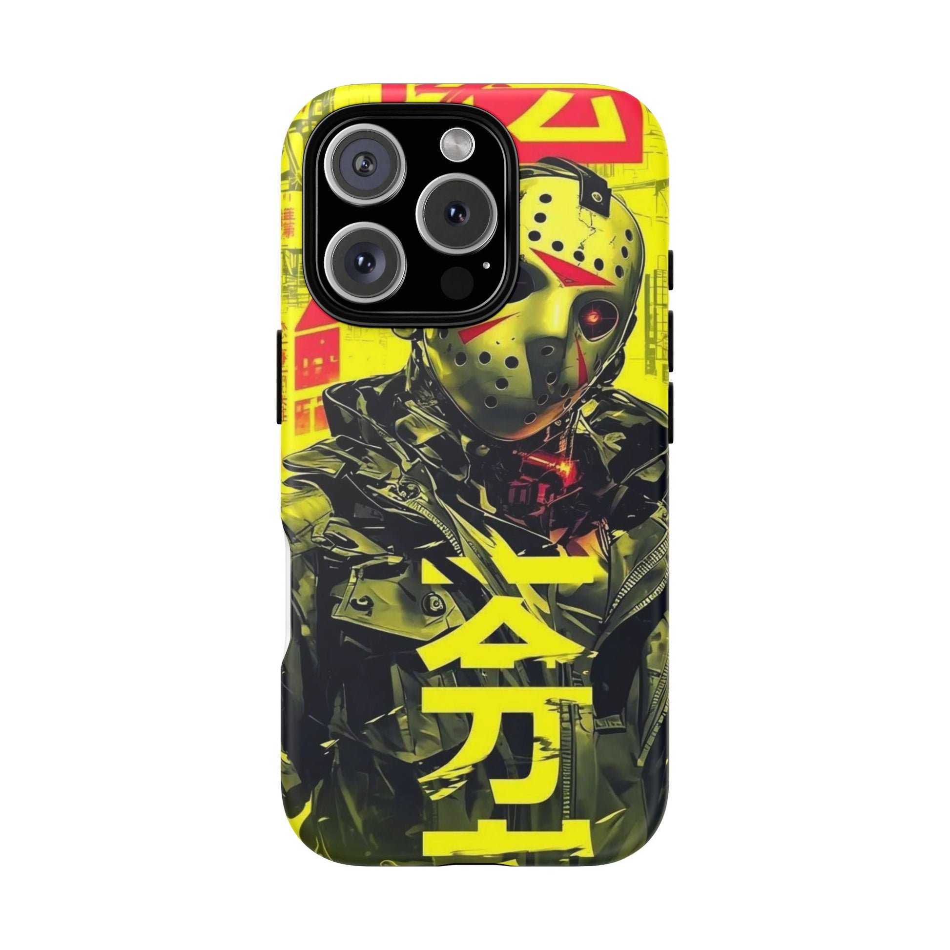 Cyberpunk X Jason Voorhees Tough Cases for iPhones, Samsung, and Pixel