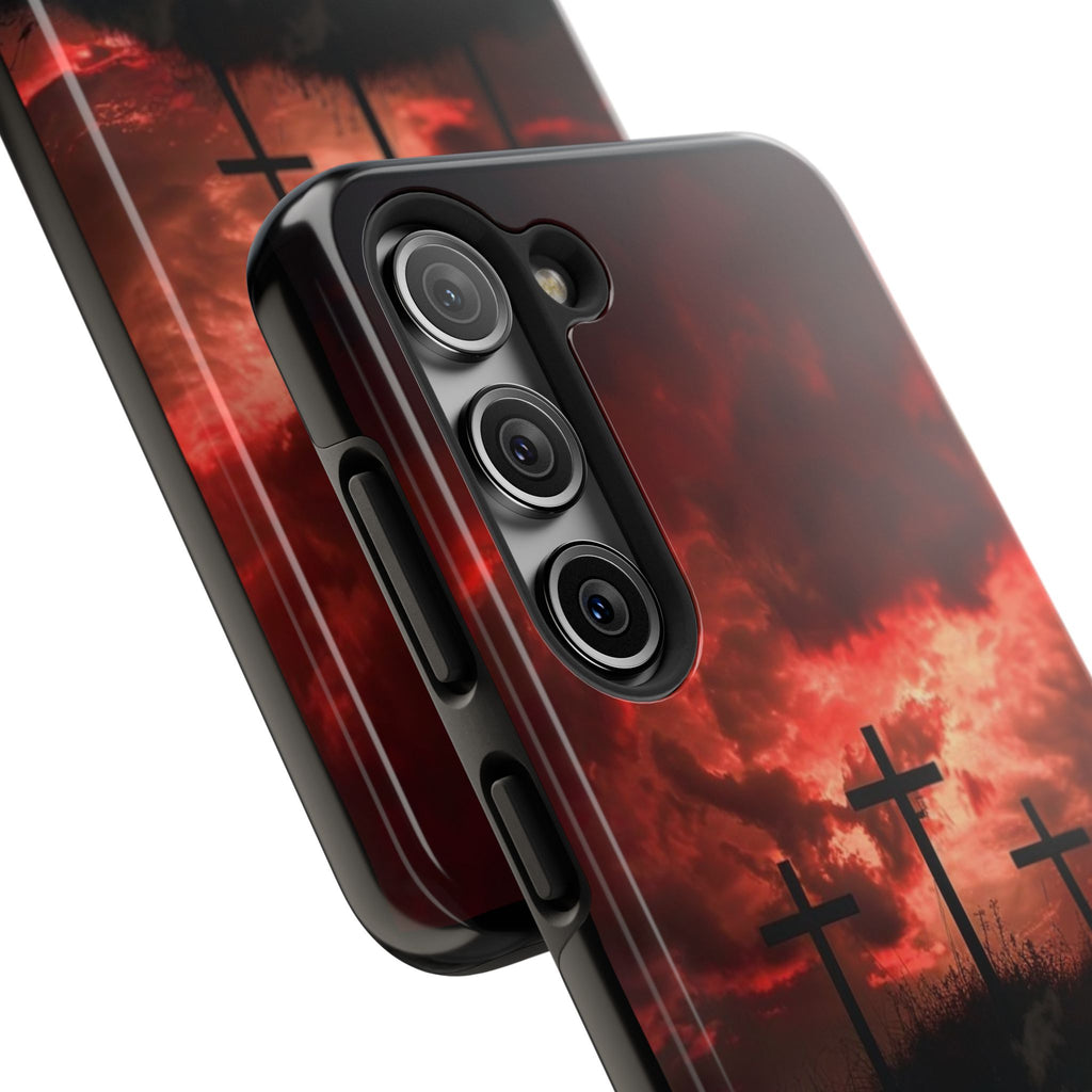 Crosses at Golgotha Christian Cases for iPhones & Samsung Phones