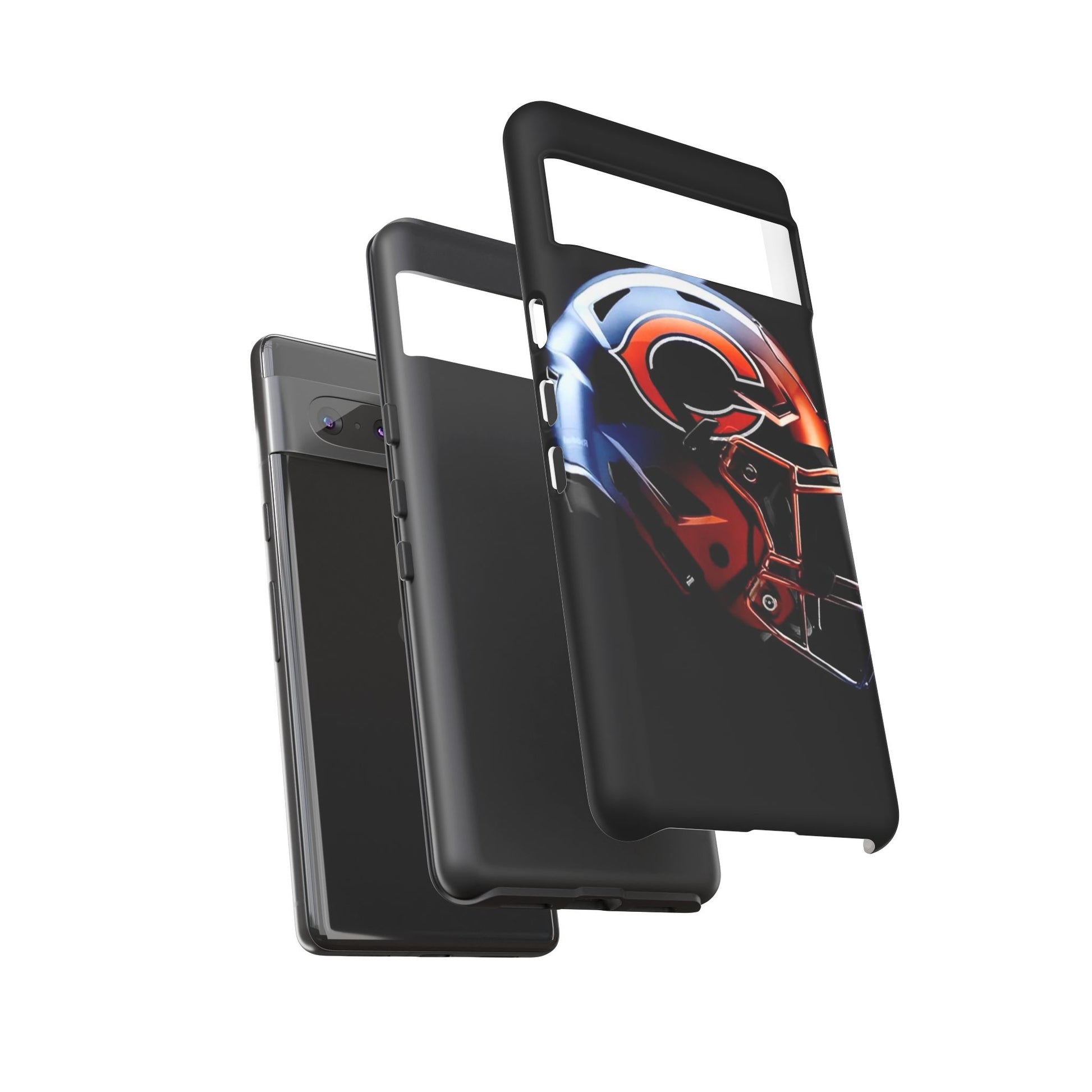 Football Helmet Chicago Bears Phone Case, Tough Cases for iPhones, Samsung, and Pixel