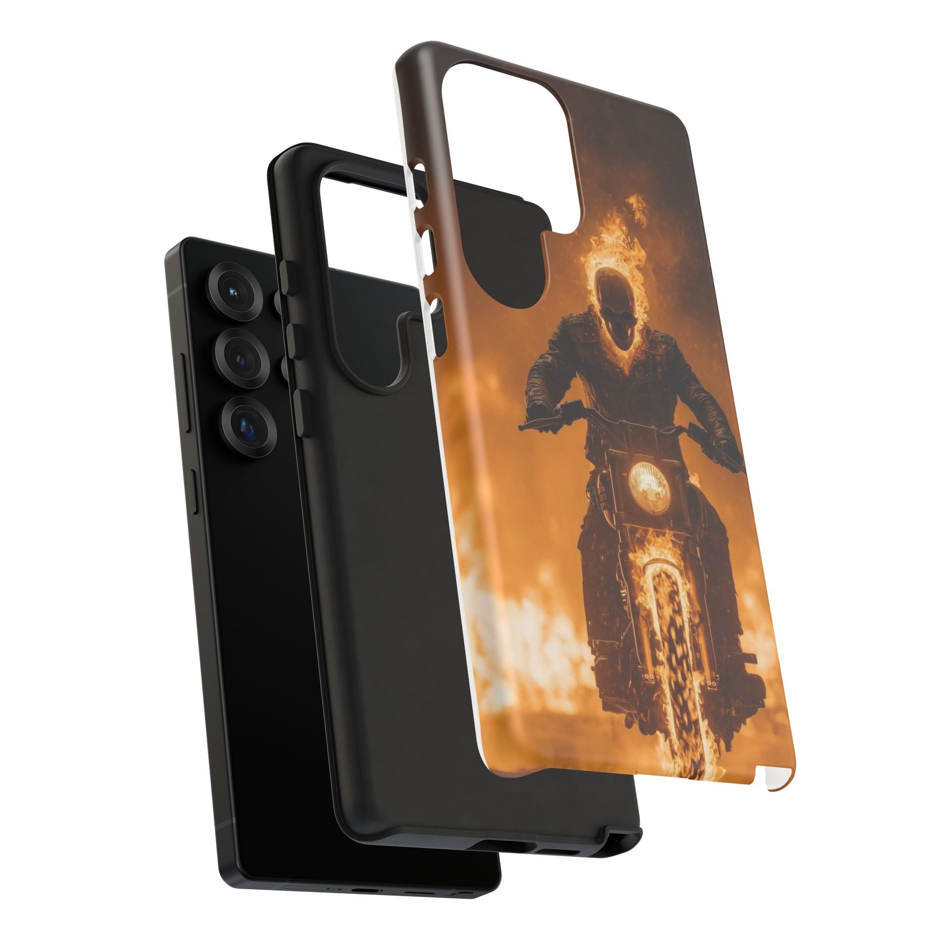 Marvel's Ghostrider Tough Cases for iPhones, Samsung, and Pixel