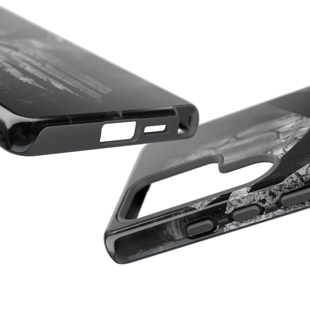 The Punisher Logo Art Tough Cases for iPhones, Samsung, and Pixel