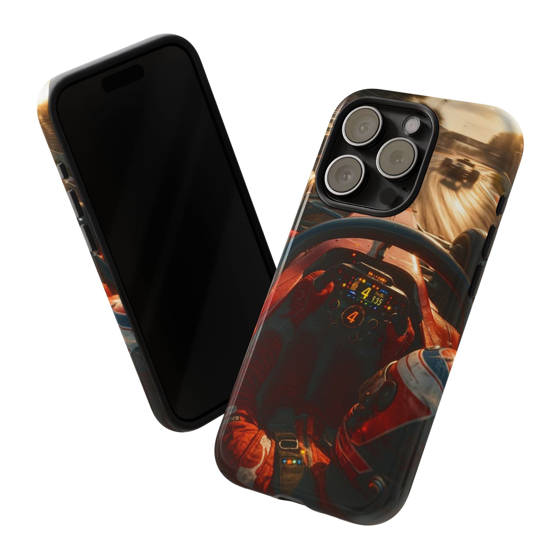 Formula 1 Cockpit Phone Case, Tough Cases for iPhones, Samsung, and Pixel