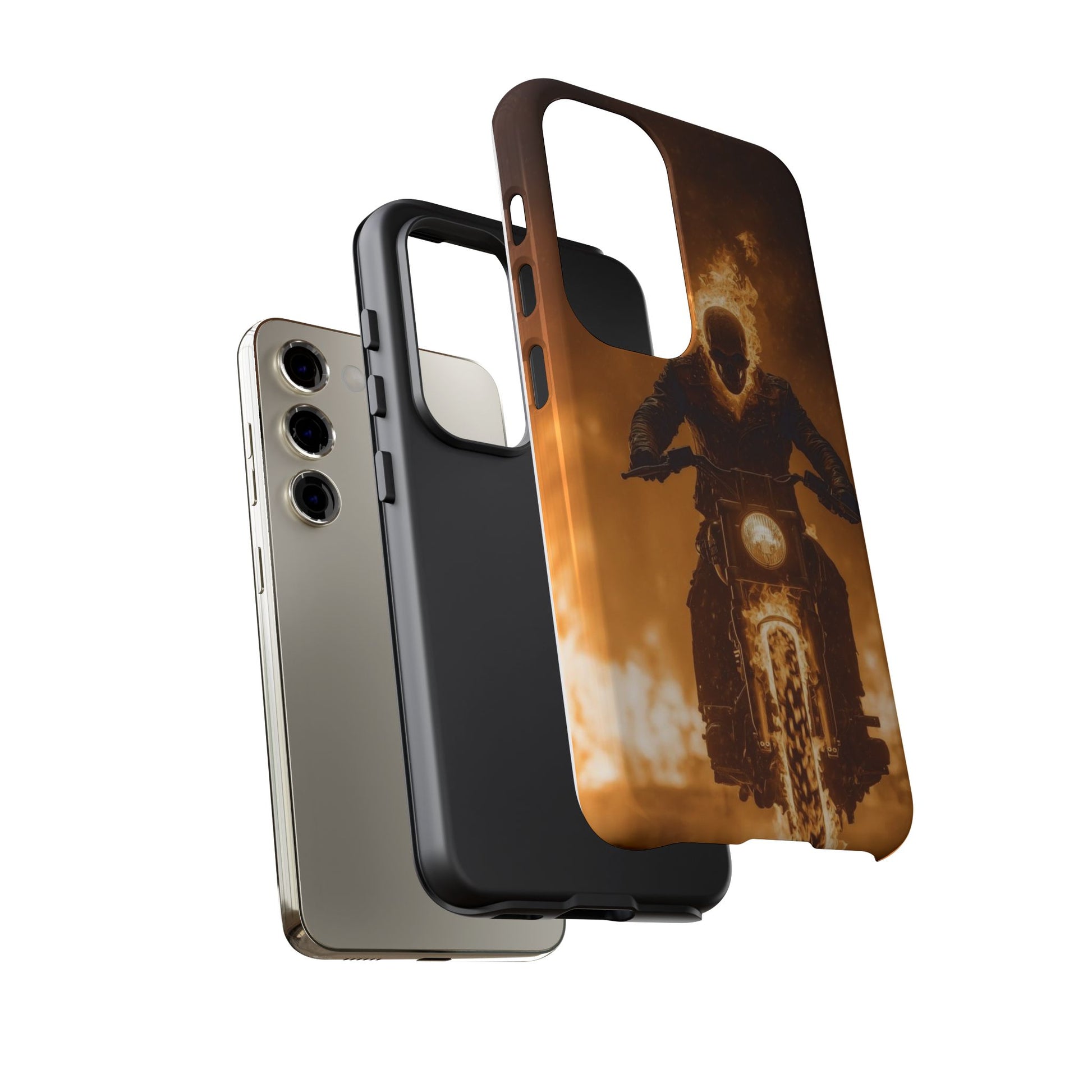Marvel's Ghostrider Tough Cases for iPhones, Samsung, and Pixel