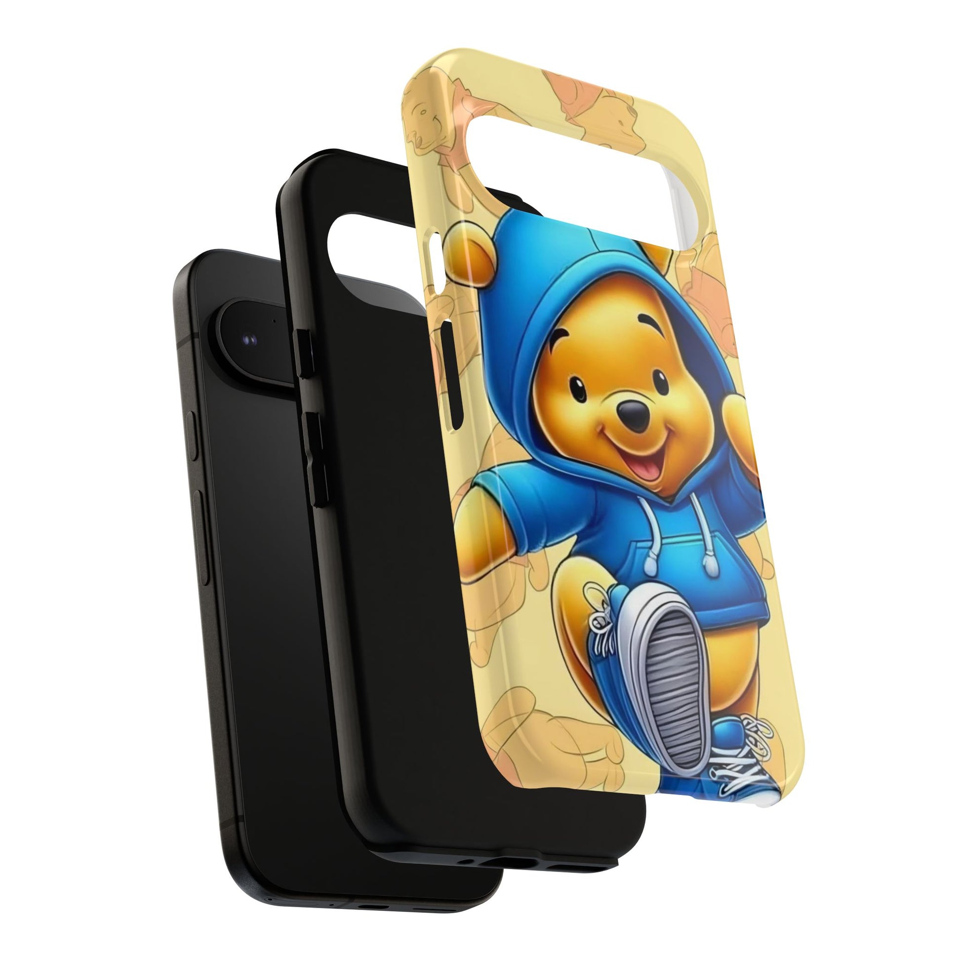 Cute Pooh Bear Phone Case, Tough Case