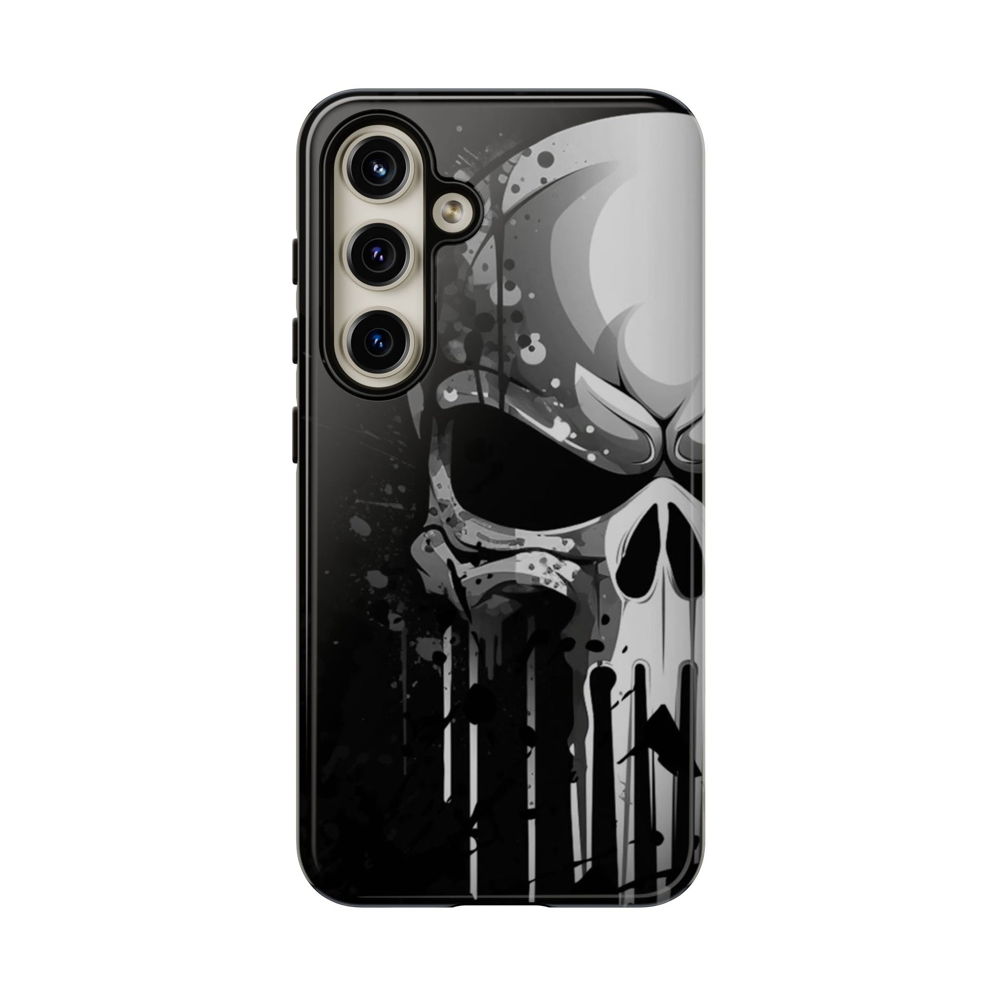 Punisher Skull Tough Cases for iPhones, Samsung, and Pixel