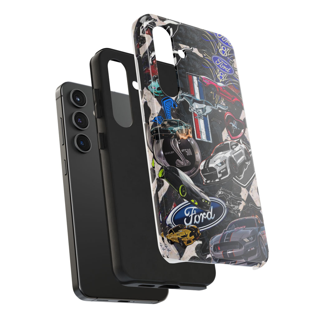 History of Ford Mustangs Theme Phone Cases for Iphones & Samsung Phones