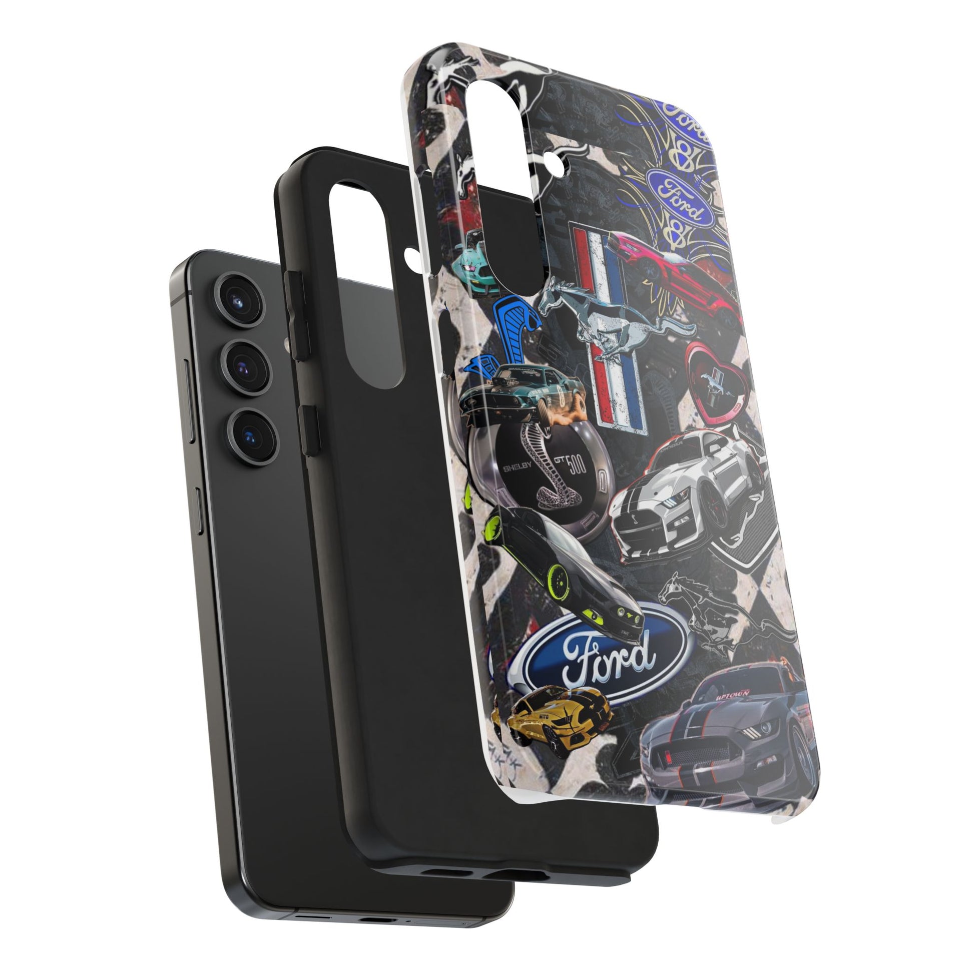 History of Ford Mustangs Theme Phone Cases for Iphones & Samsung Phones