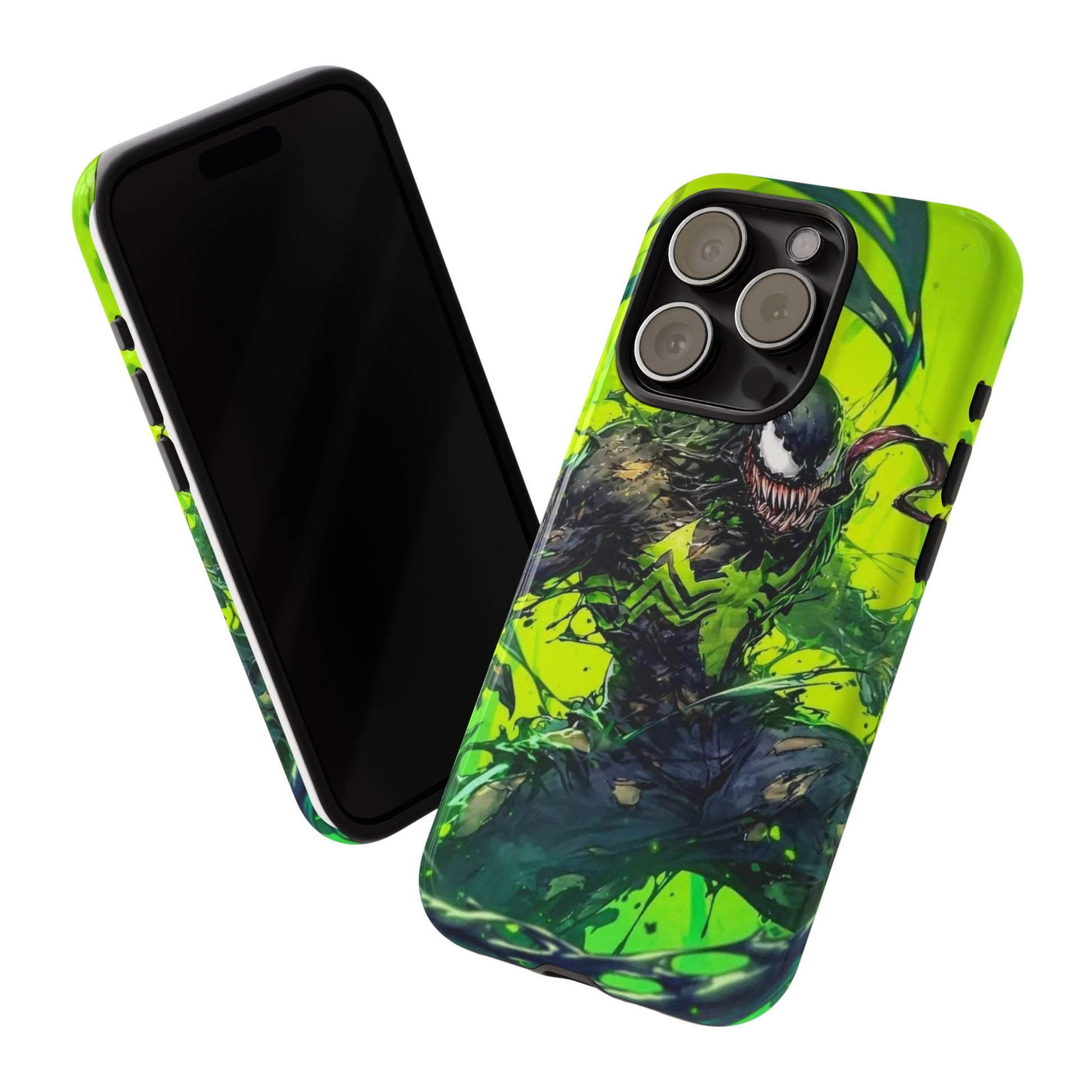 Evil Venom Phone Case, Tough Cases, Marvel Comics Phone for iPhones, Samsung, and Pixel