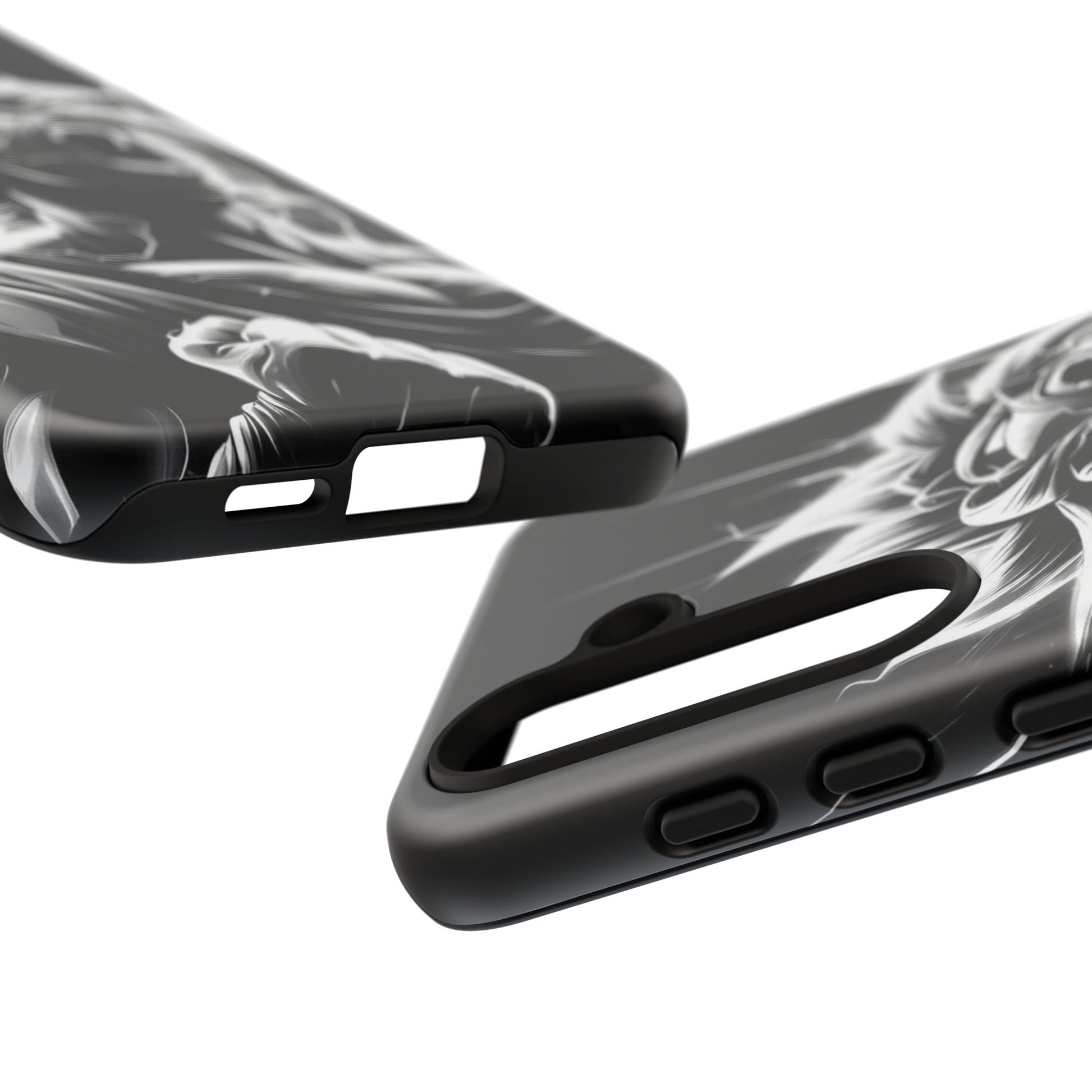 Anime Saiyan Rage Dragon ball Z Tough Cases for iPhones, Samsung, and Pixel