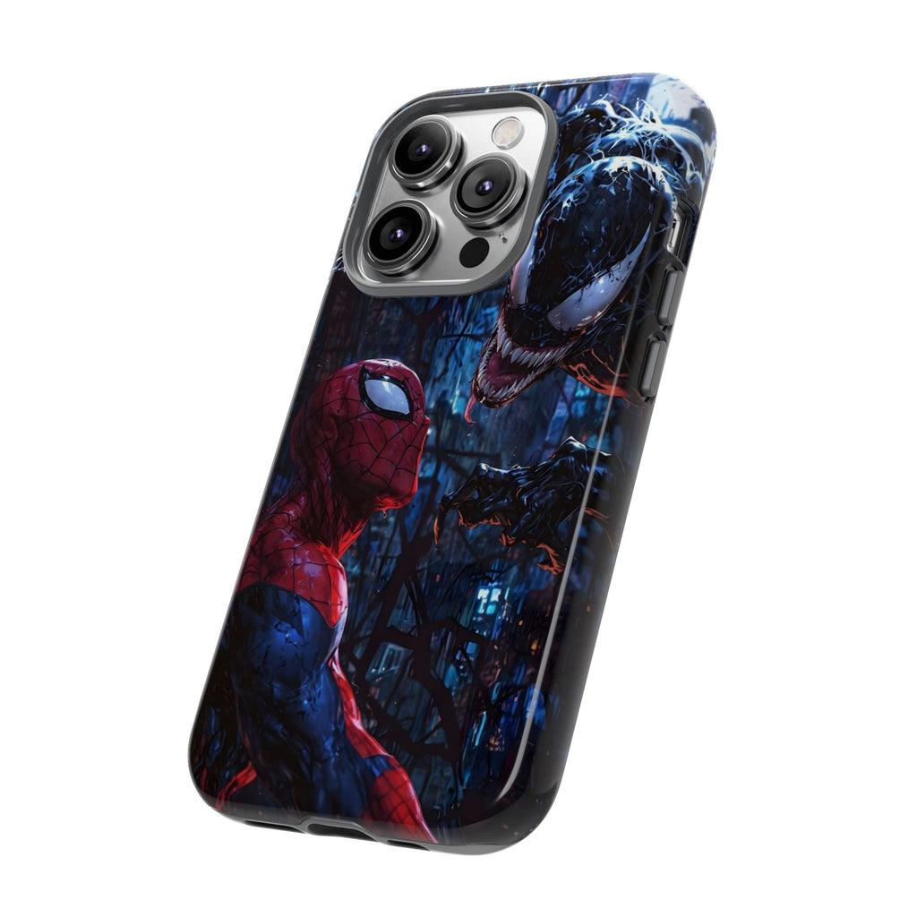 Venom x Spiderman Phone Case, Tough Cases for iPhones, Samsung, and Pixel