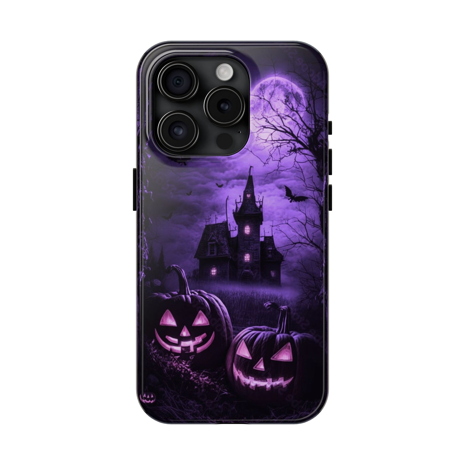 Haunted House Halloween Theme Phone Cases for iPhones & Samsung Phones