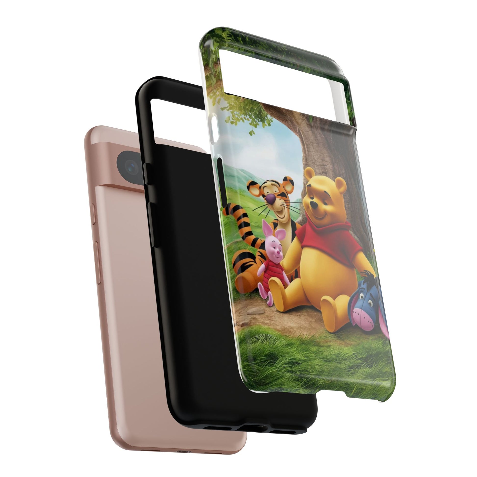 Cute Pooh Bear Phone Case, Tough Cases, Disney Phone for iPhones, Samsung, and Pixel