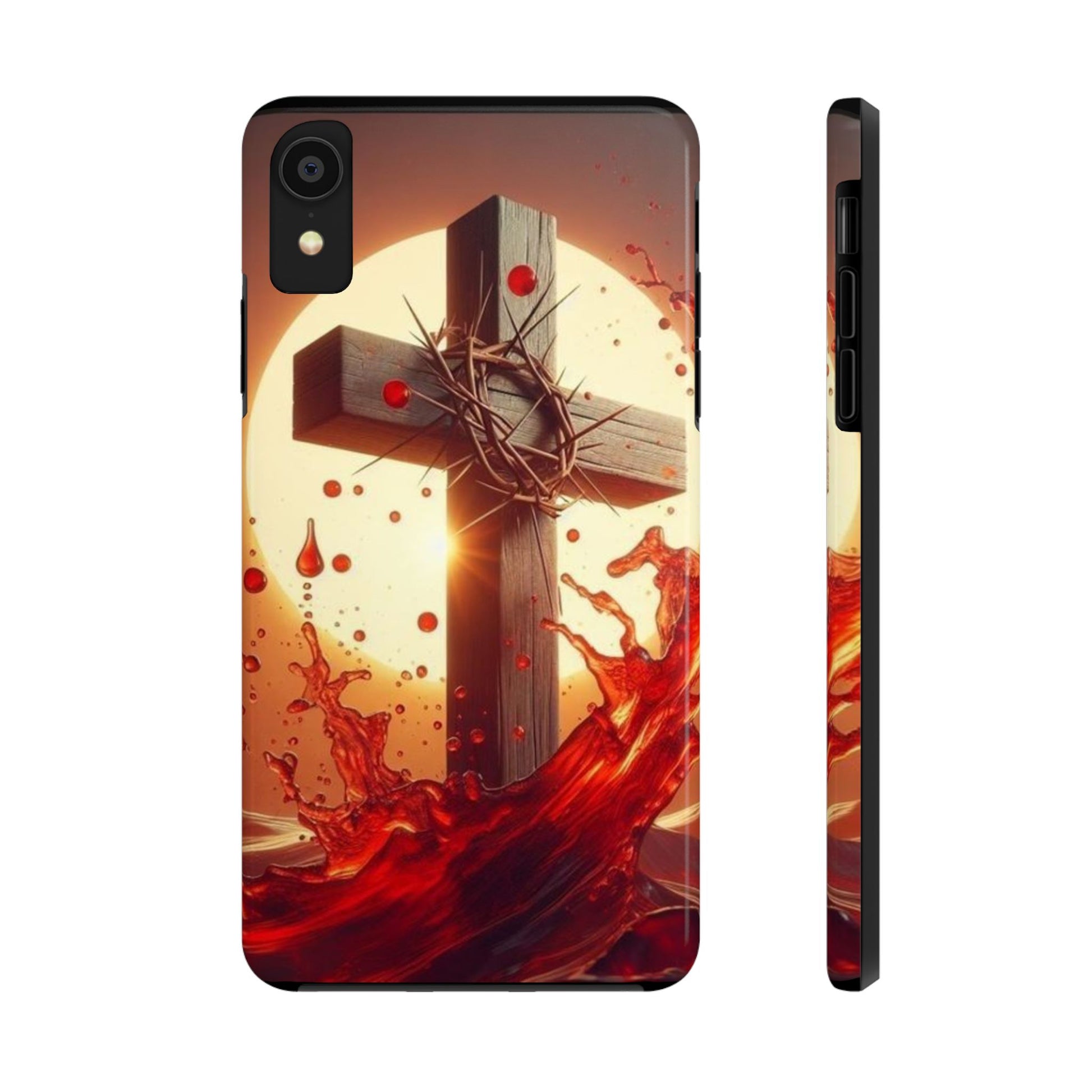 Blood of Christ Christian Theme Phone Cases for iPhones & Samsung Phones