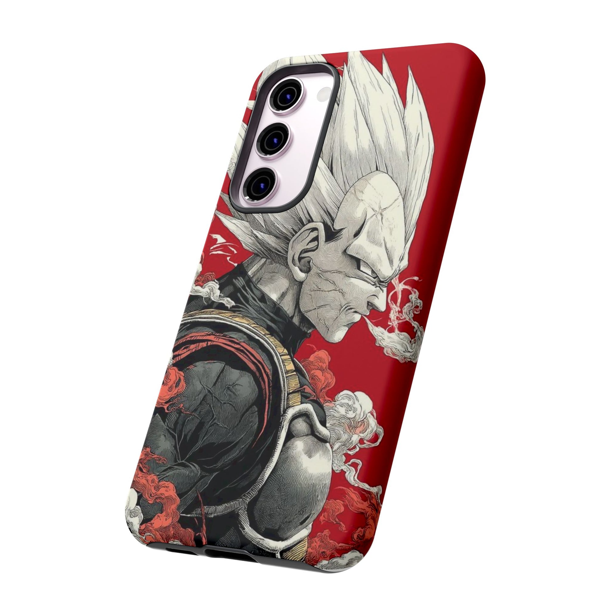 Dragon Ball Z Vegeta Anime Tough Cases for iPhones, Samsung, and Pixel