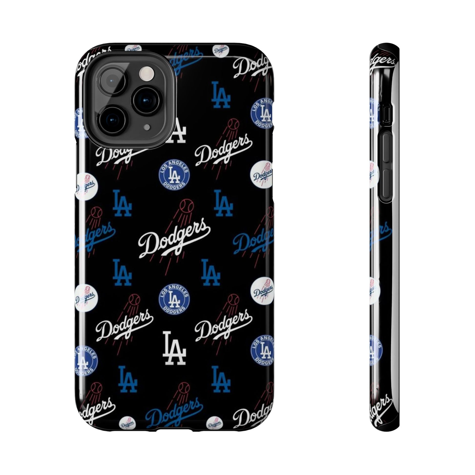 Dodgers Baseball Pattern Phone Cases for Iphones & Samsung Phones Durable
