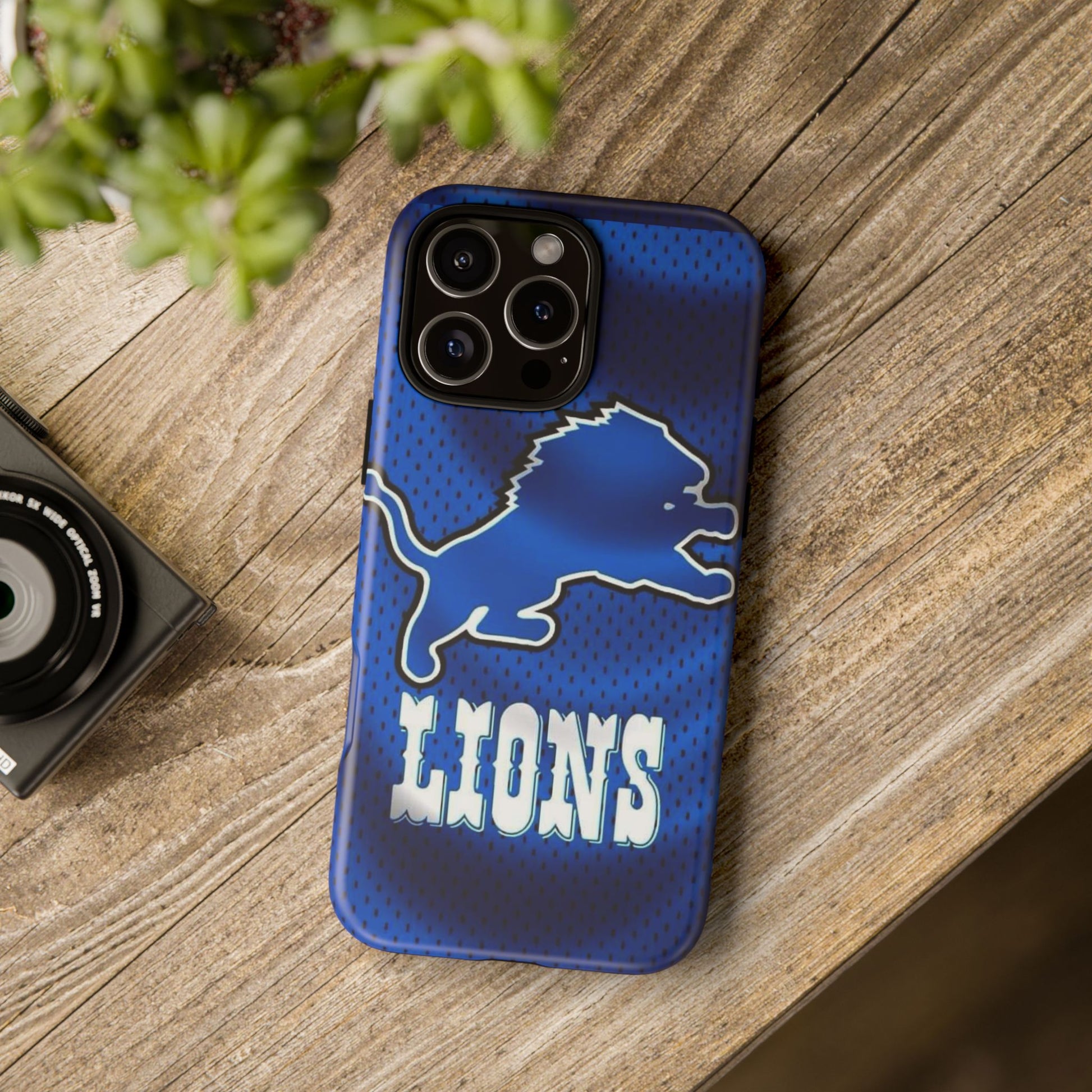 Detroit Lions Football Jersey Phone Case, Tough Cases for iPhones, Samsung, and Pixel