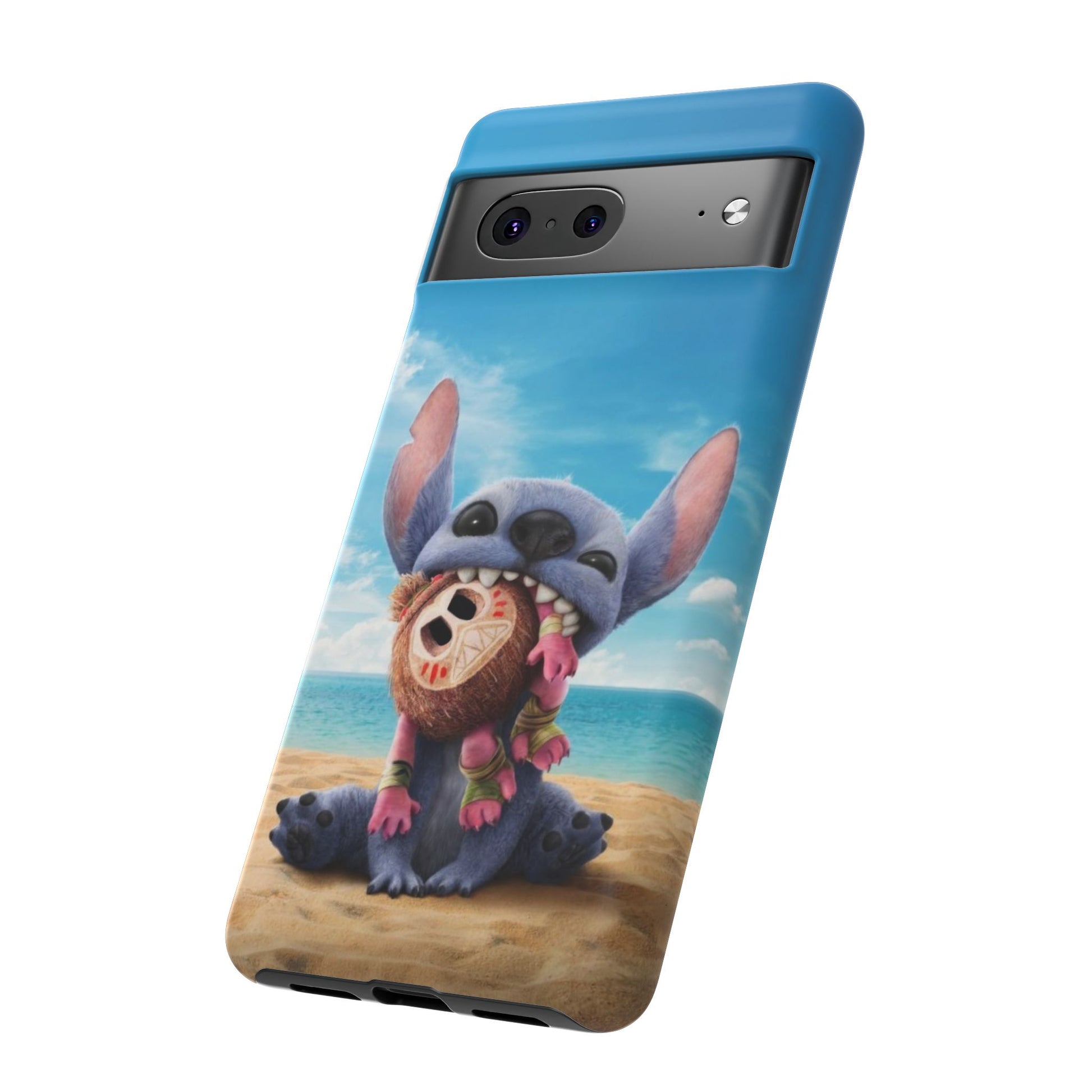 Stitch Beach Sunset Landscape Phone Case for iPhone, Samsung Galaxy, & Pixel Phones