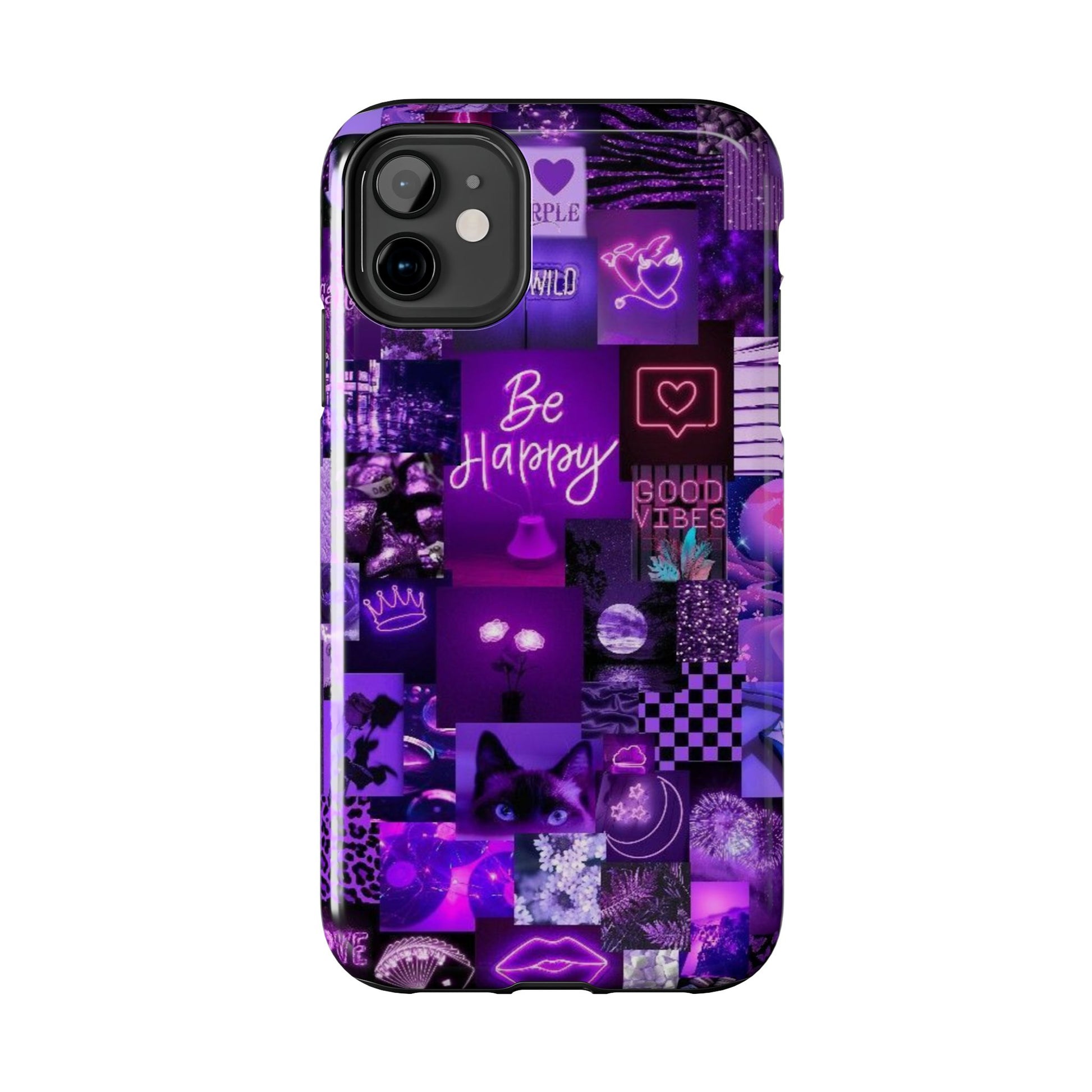 Be Happy Themed Tough Phone Cases for Iphones & Samsung Phones