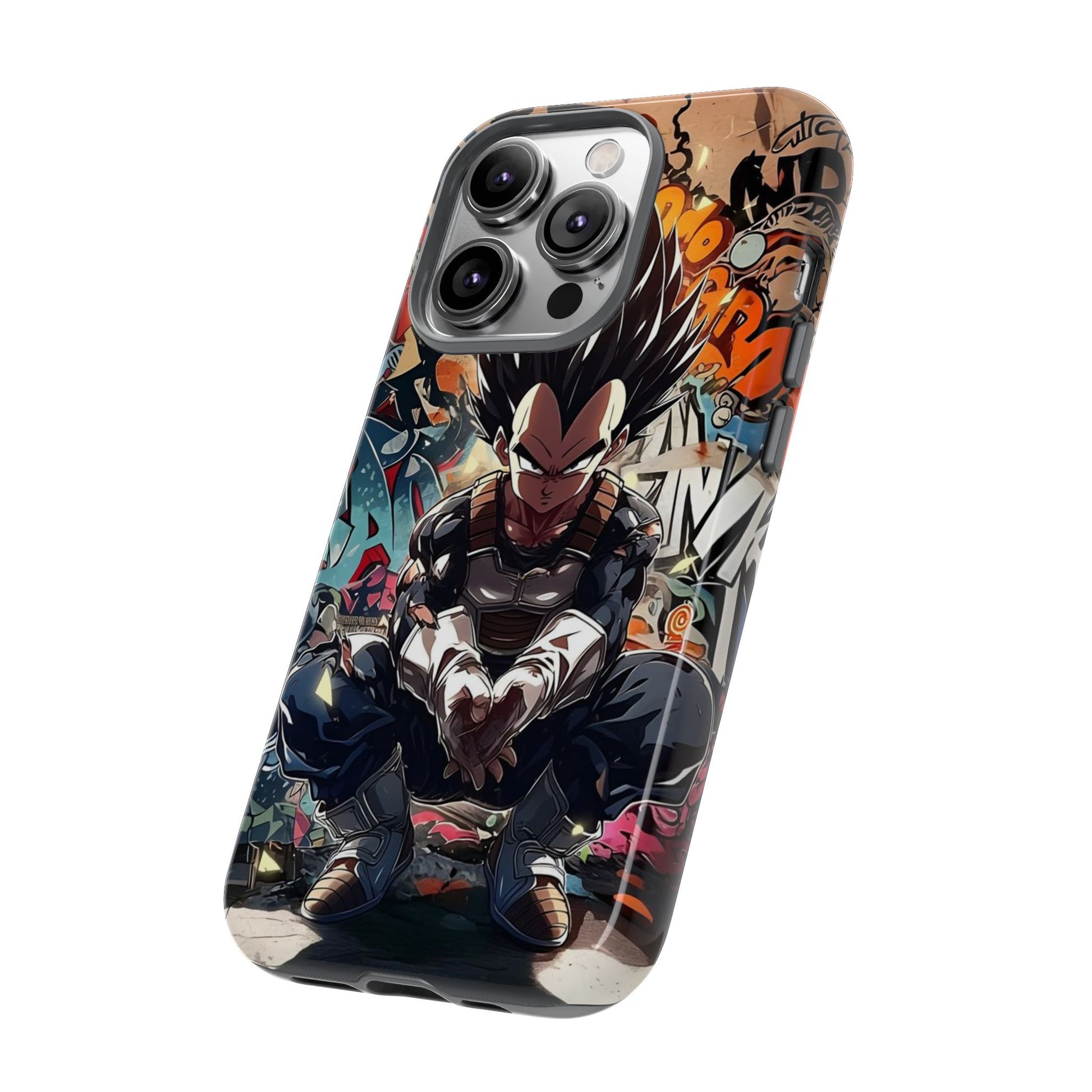 Anime Vegeta Dragon ball Z Tough Cases for iPhones, Samsung, and Pixel