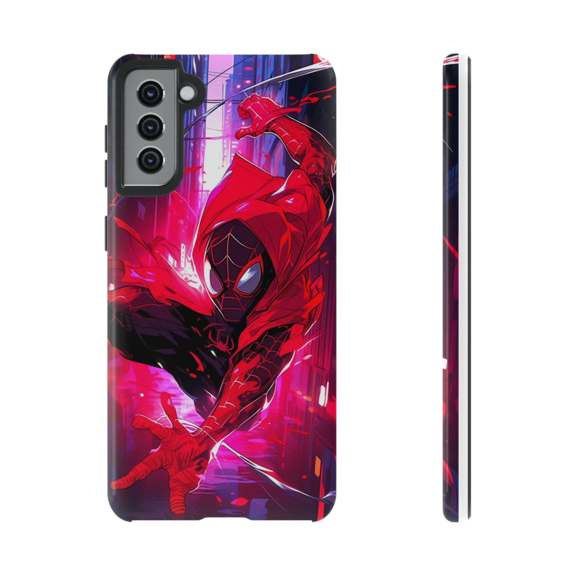 Miles Morales Spiderman Phone Case, Tough Cases for iPhones, Samsung, and Pixel
