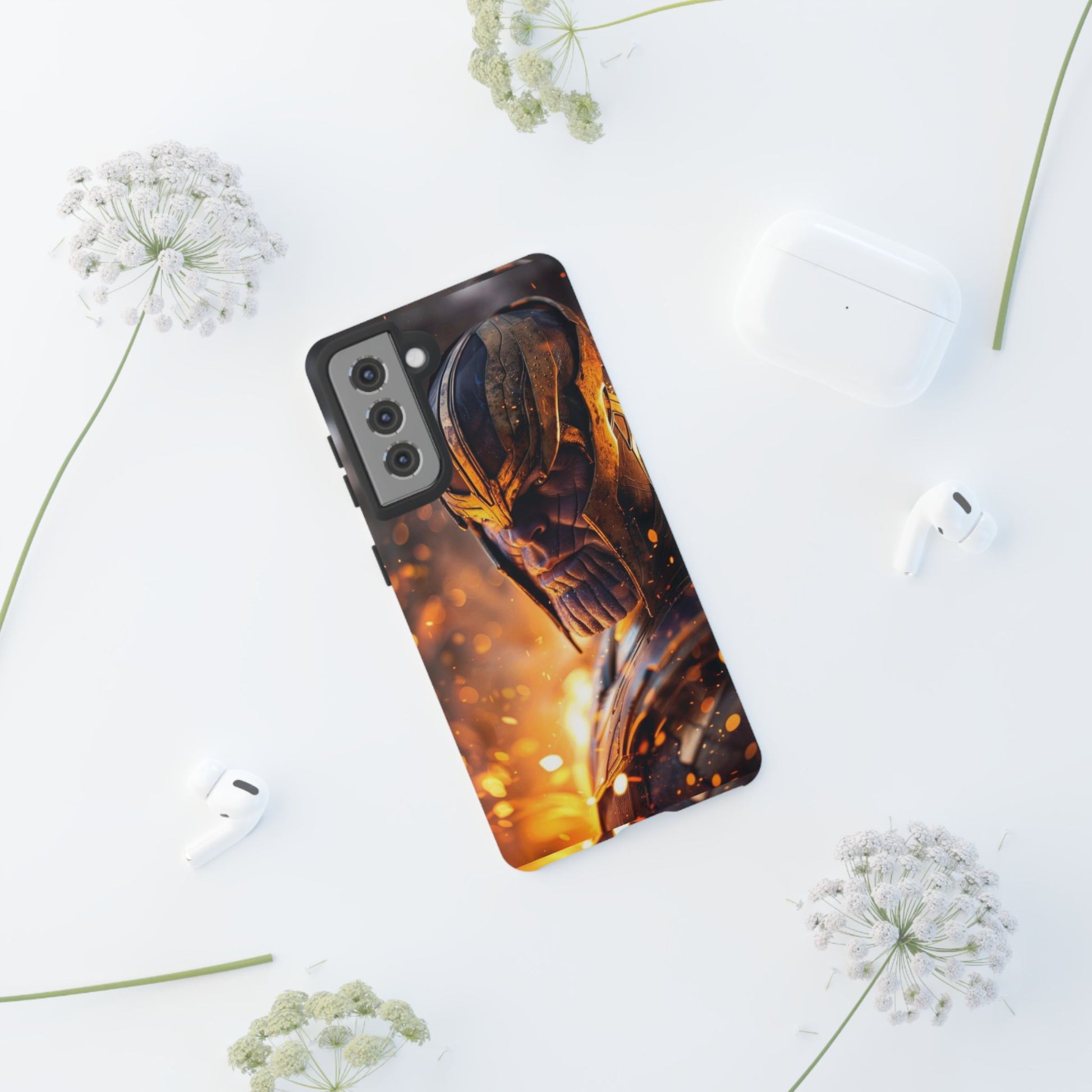 Marvel Villain Thanos Tough Cases for iPhones, Samsung, and Pixel