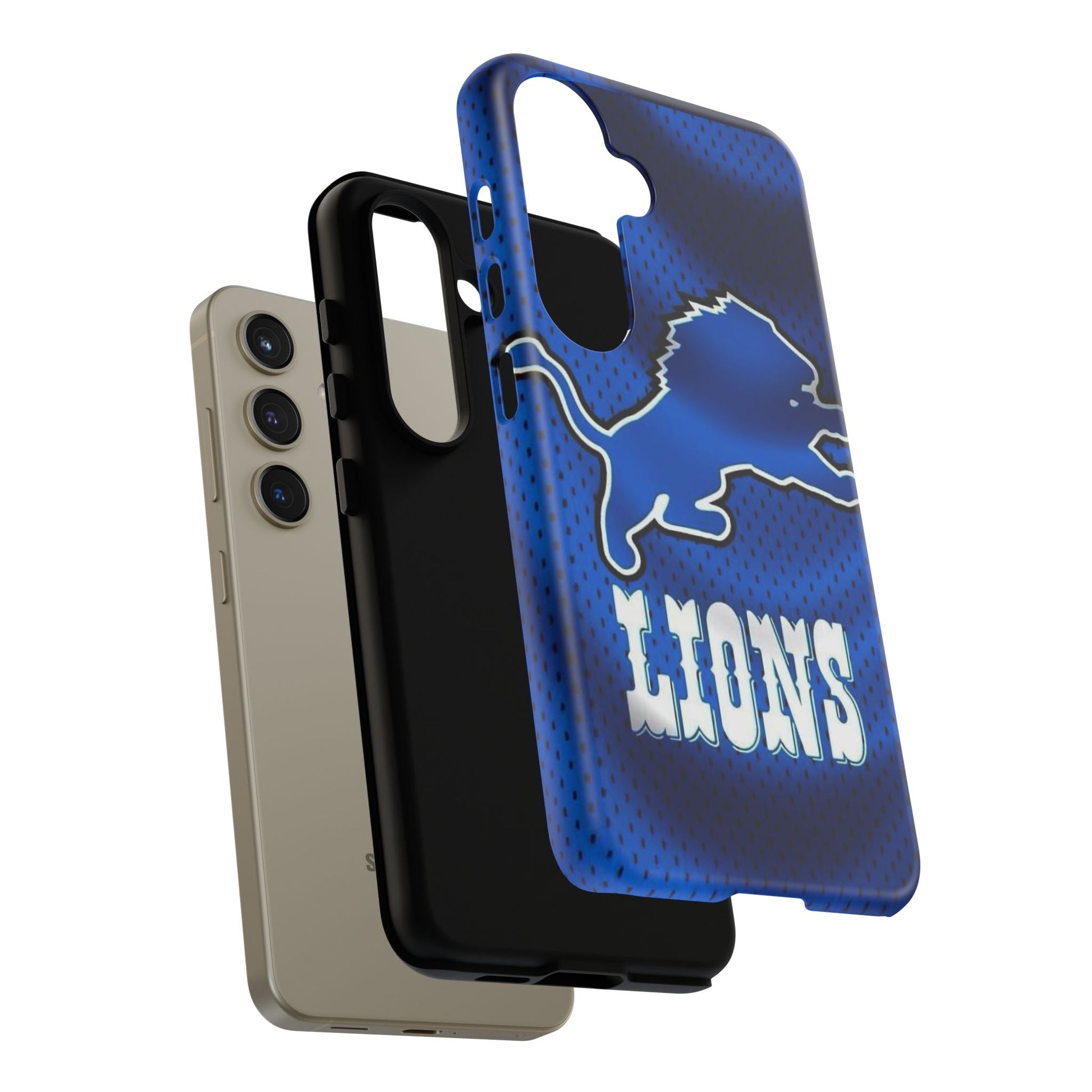 Detroit Lions Football Jersey Phone Case, Tough Cases for iPhones, Samsung, and Pixel