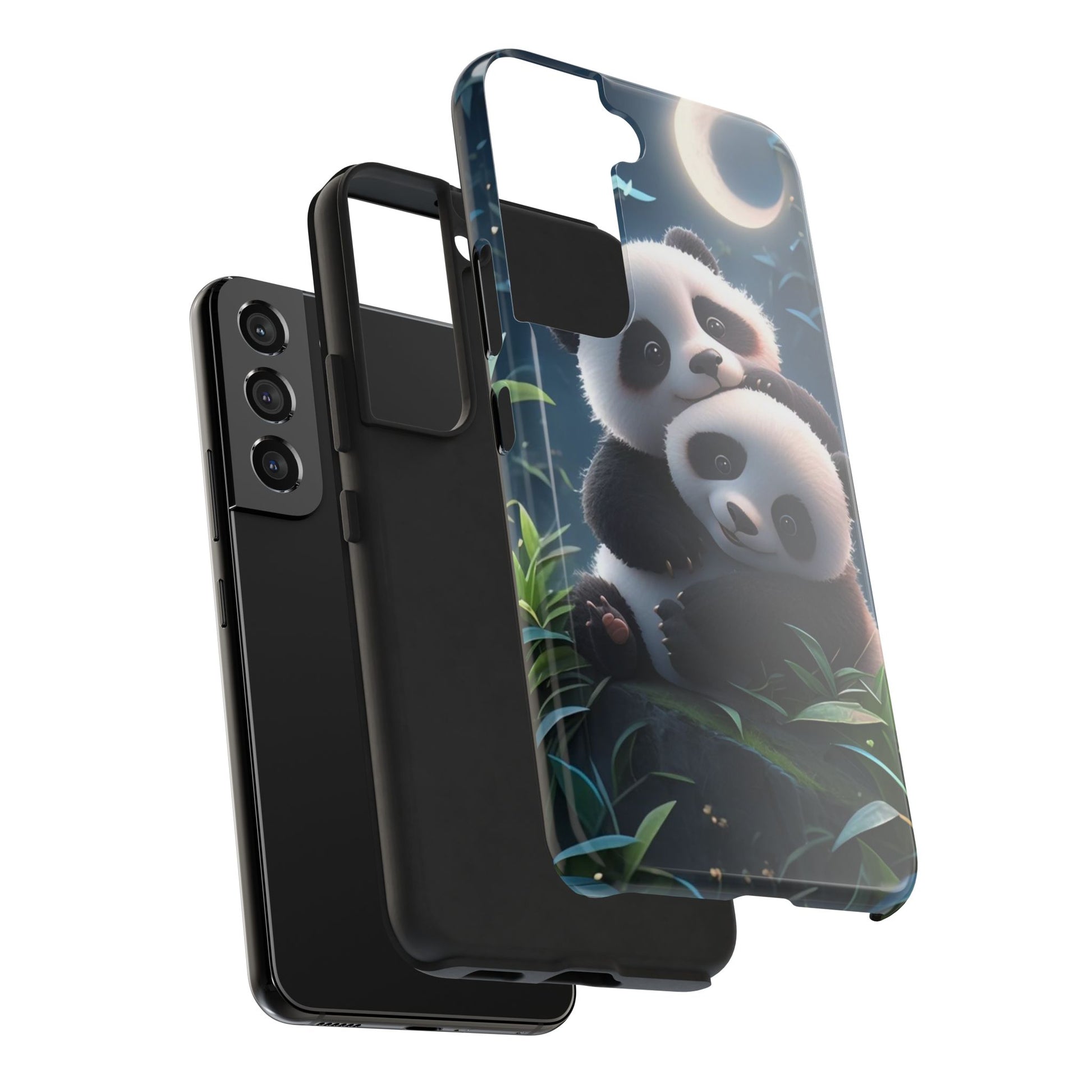 Hugging Pandas Theme Phone Cases for iPhones & Samsung Phones