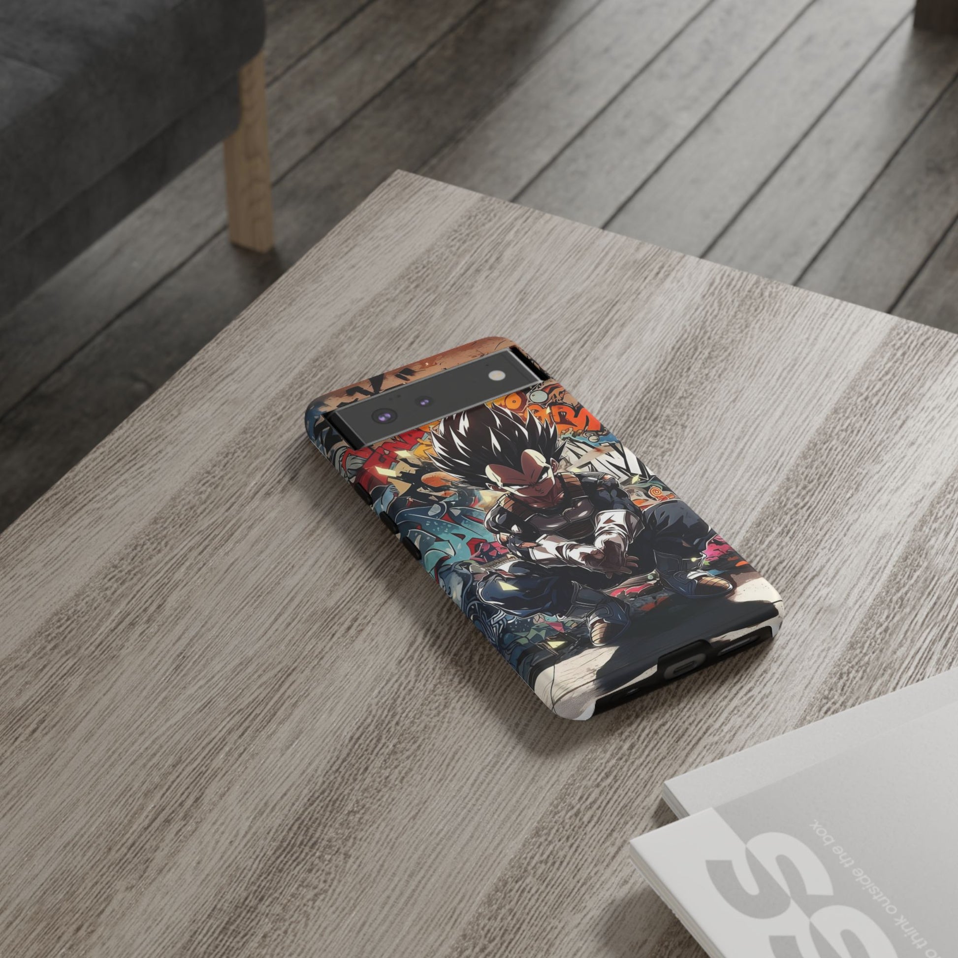 Anime Vegeta Dragon ball Z Tough Cases for iPhones, Samsung, and Pixel