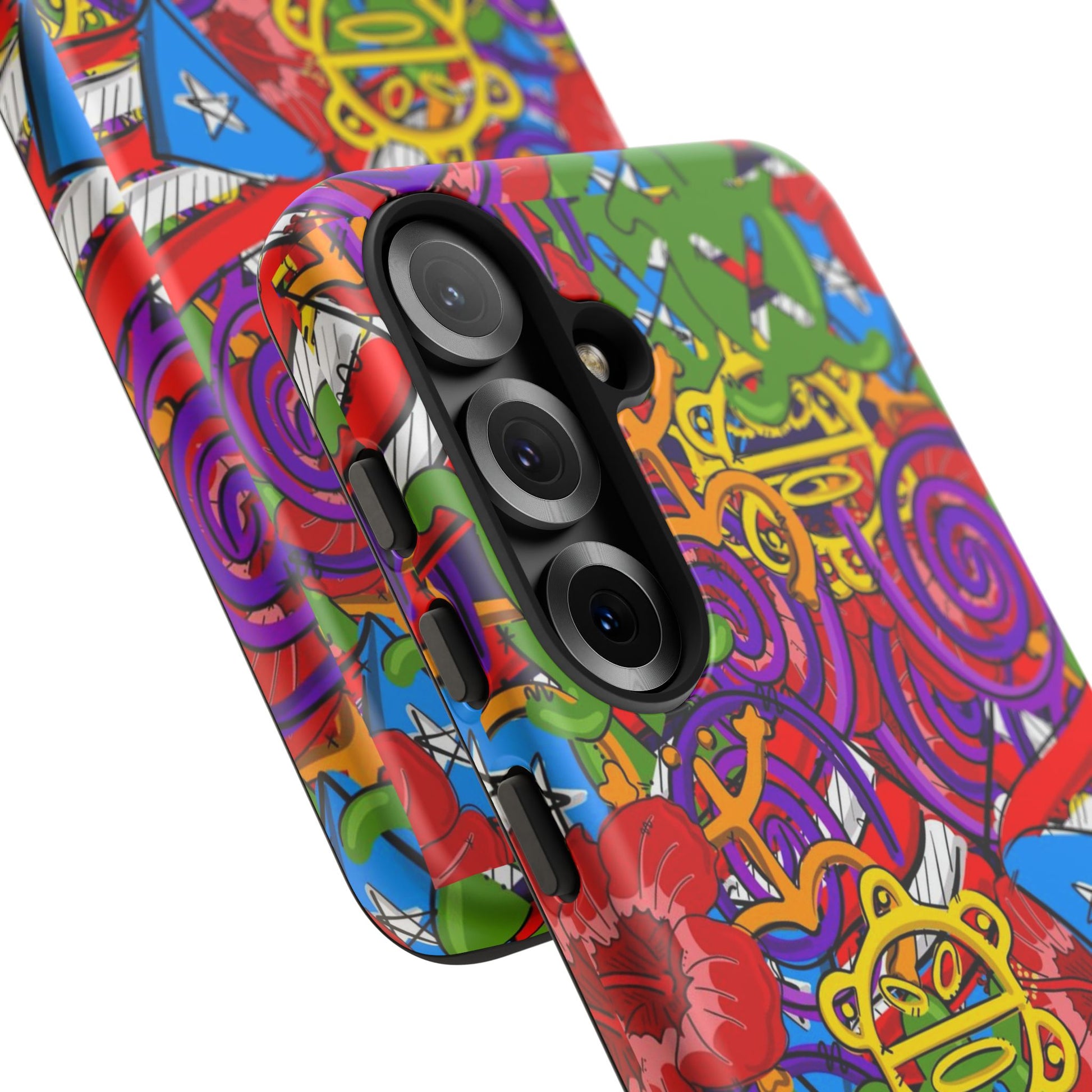 Puerto Rico Taino Tribal Art Tough Cases for iPhones, Samsung, and Pixel