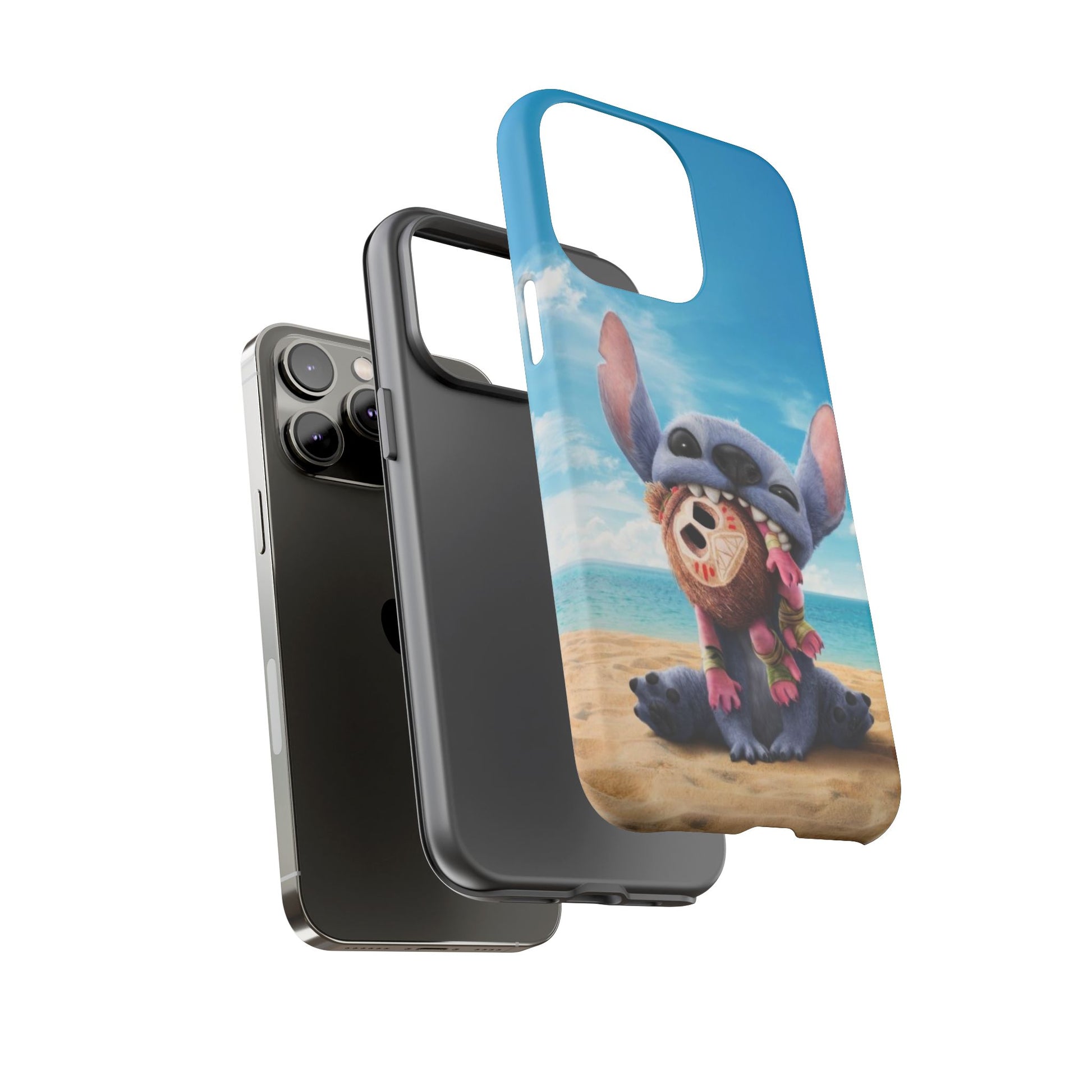 Stitch Beach Sunset Landscape Phone Case for iPhone, Samsung Galaxy, & Pixel Phones