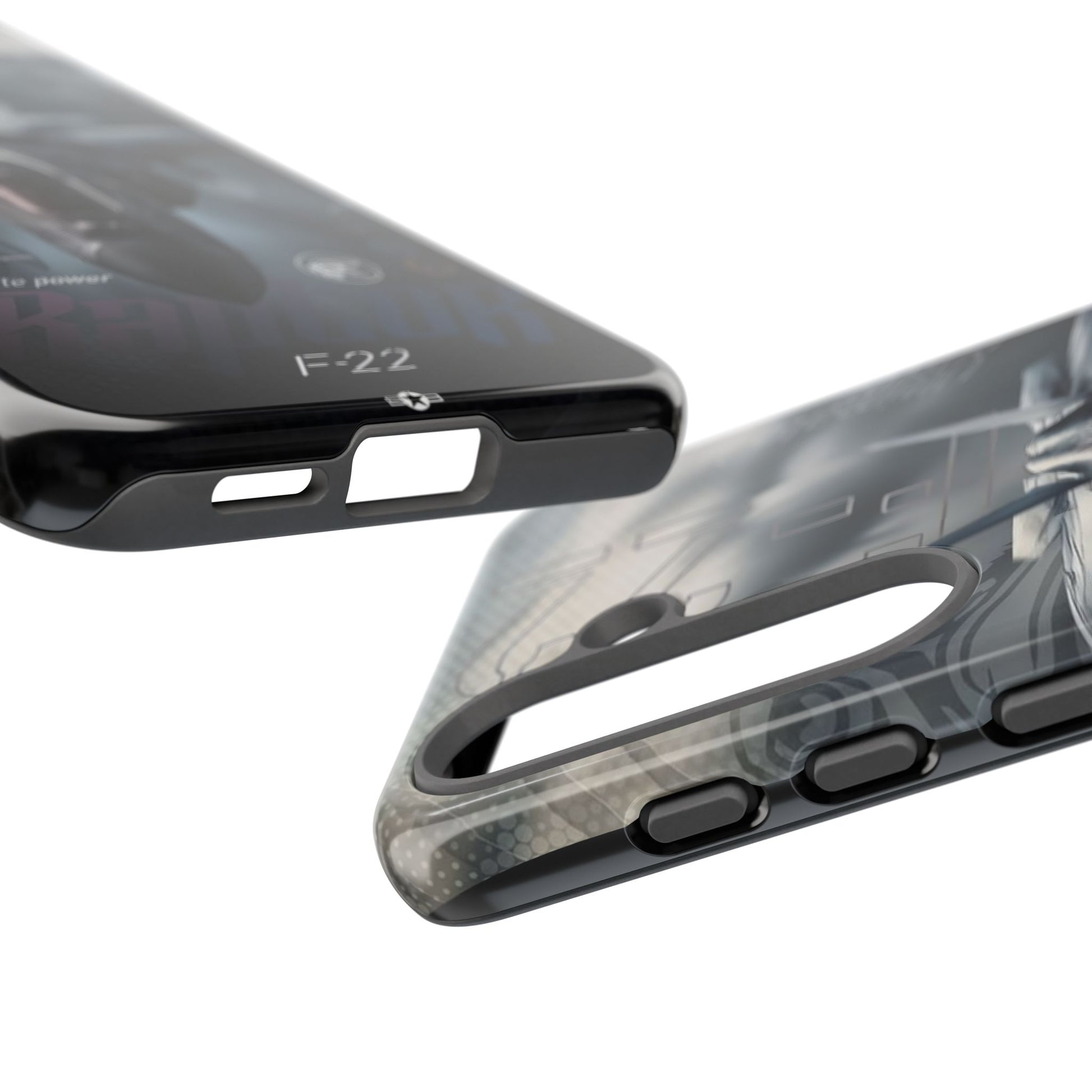F-22 Raptor Fighter Jet Tough Cases for iPhones, Samsung, and Pixel