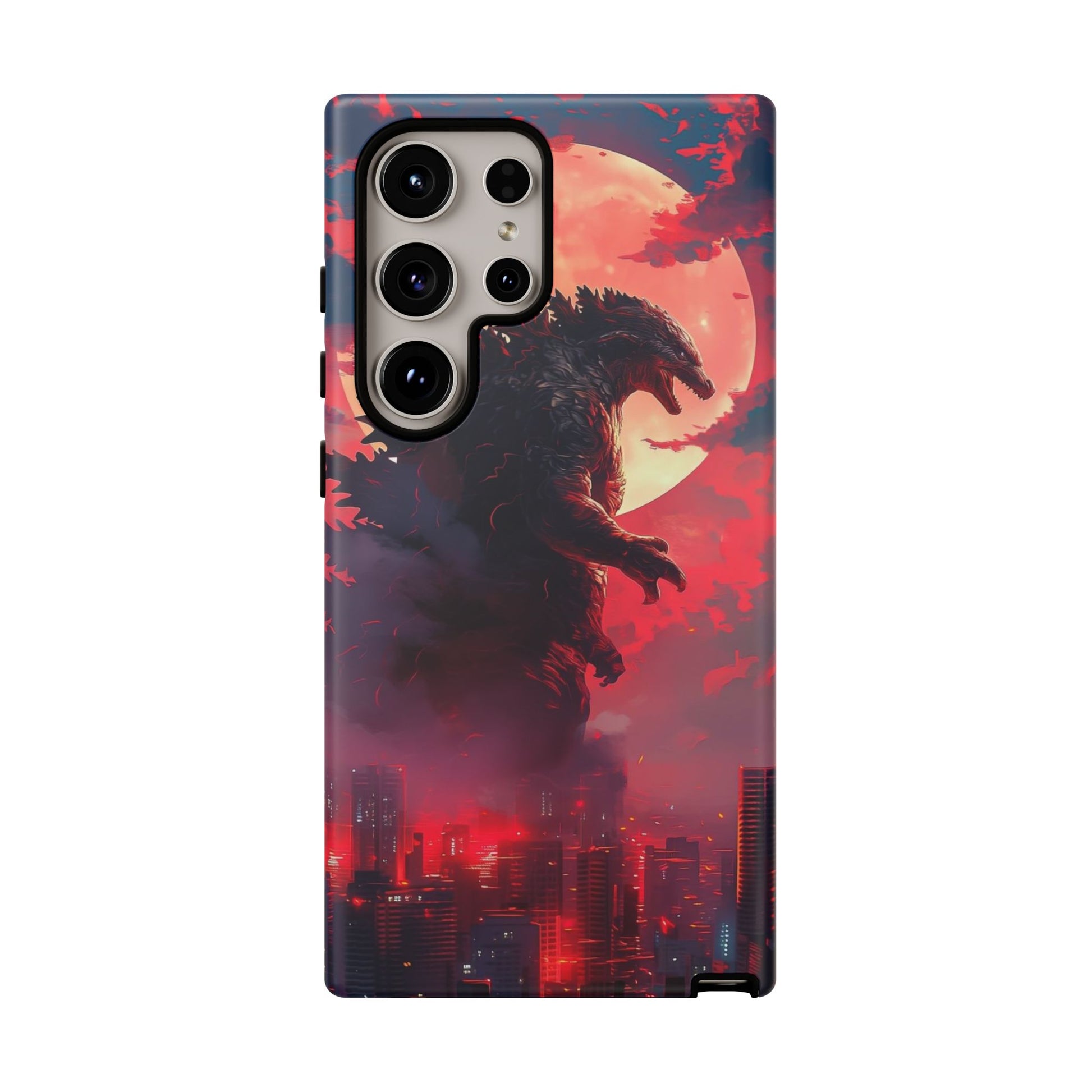King of Monsters Godzilla Tough Phone Cases for iPhones, Samsung, and Pixel