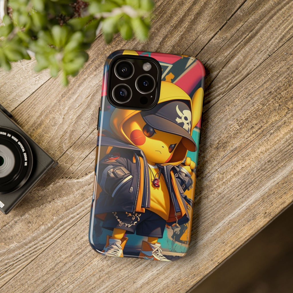 Cute Poke Bear Phone Case, Tough Cases for iPhones, Samsung, and Pixel